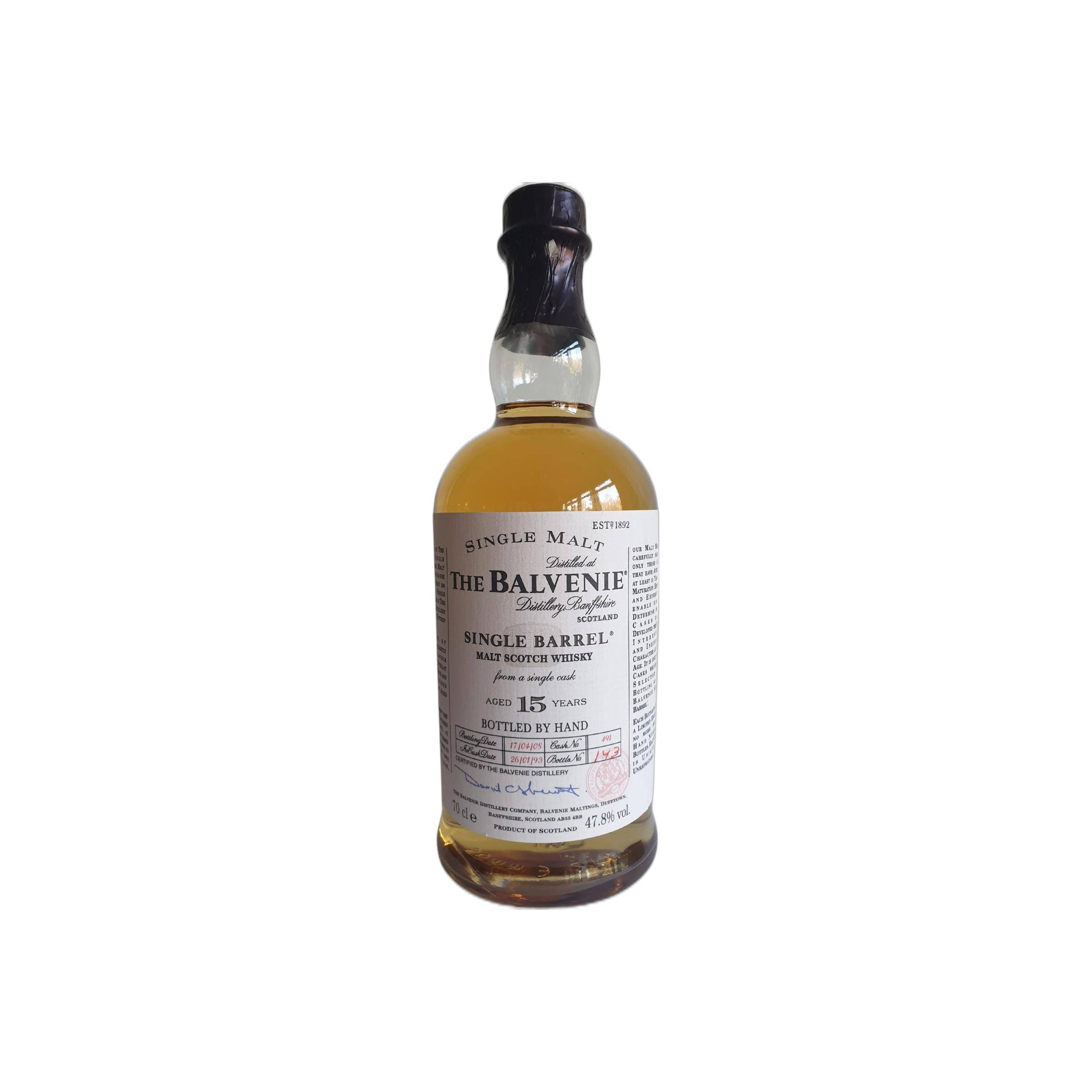 The Balvenie Single Cask 1993 15 Years Single Malt Whisky
