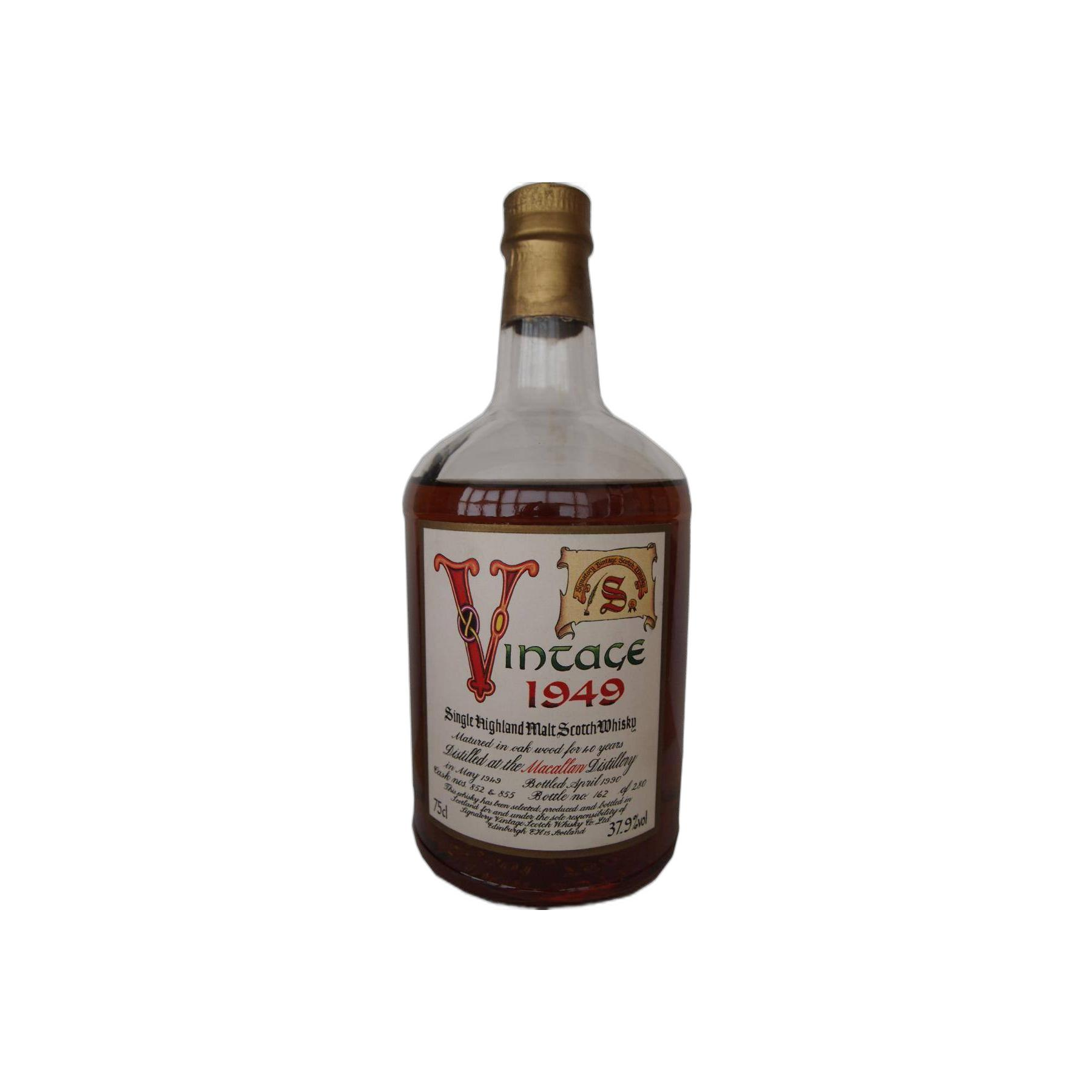 The Macallan Vintage Collection - Dumpy 1949 40 Years Single Malt Whisky