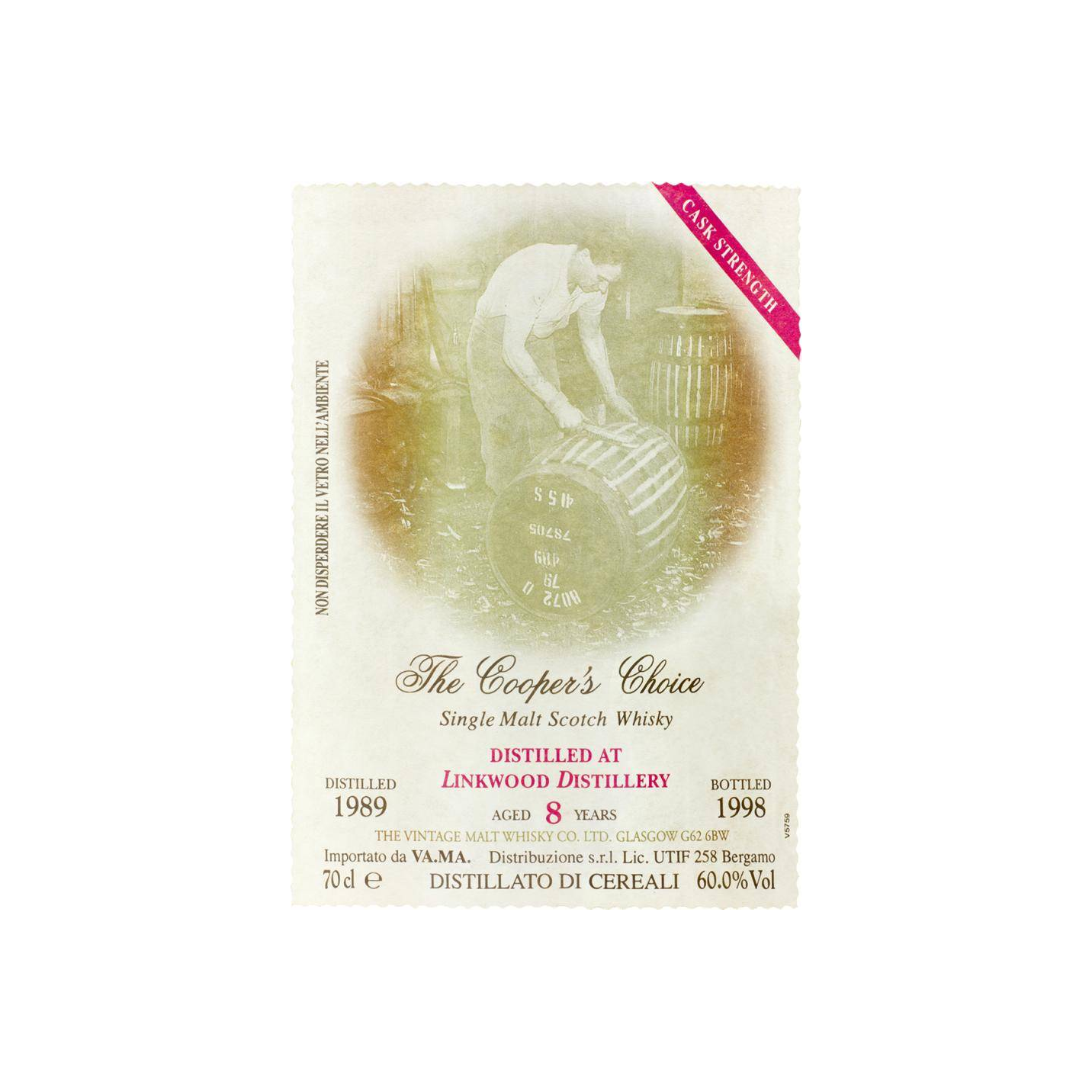 Linkwood The Cooper's Choice 1989 8 Years Single Malt Whisky