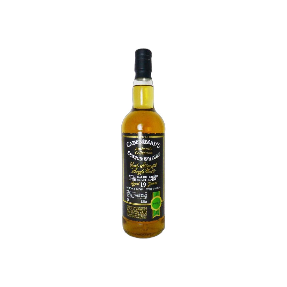 Cadenhead Authentic Collection 1989 19 Years Single Malt Whisky