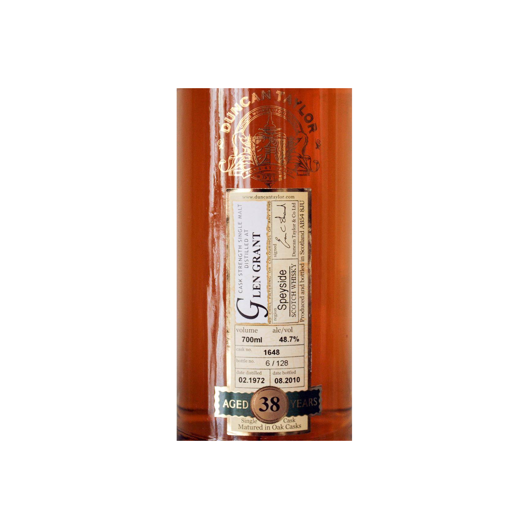 Glen Grant Rare Auld 1972 38 Years Single Malt Whisky 2