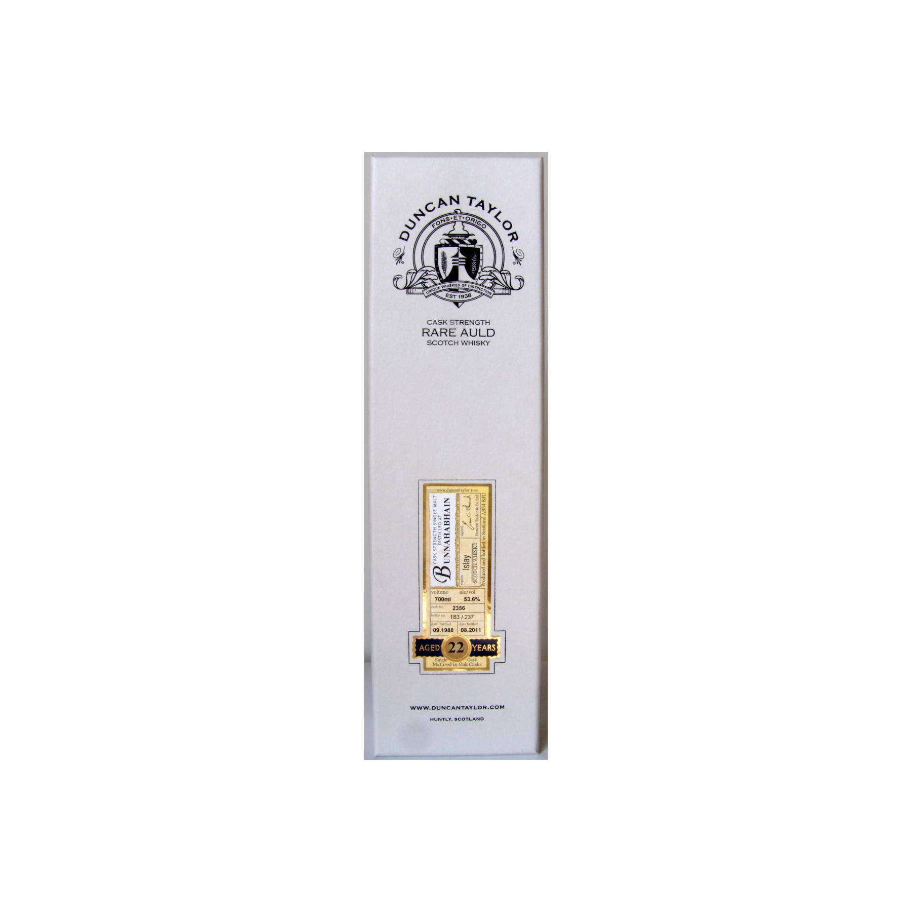 Bunnahabhain Rare Auld 1988 22 Years Single Malt Whisky 3