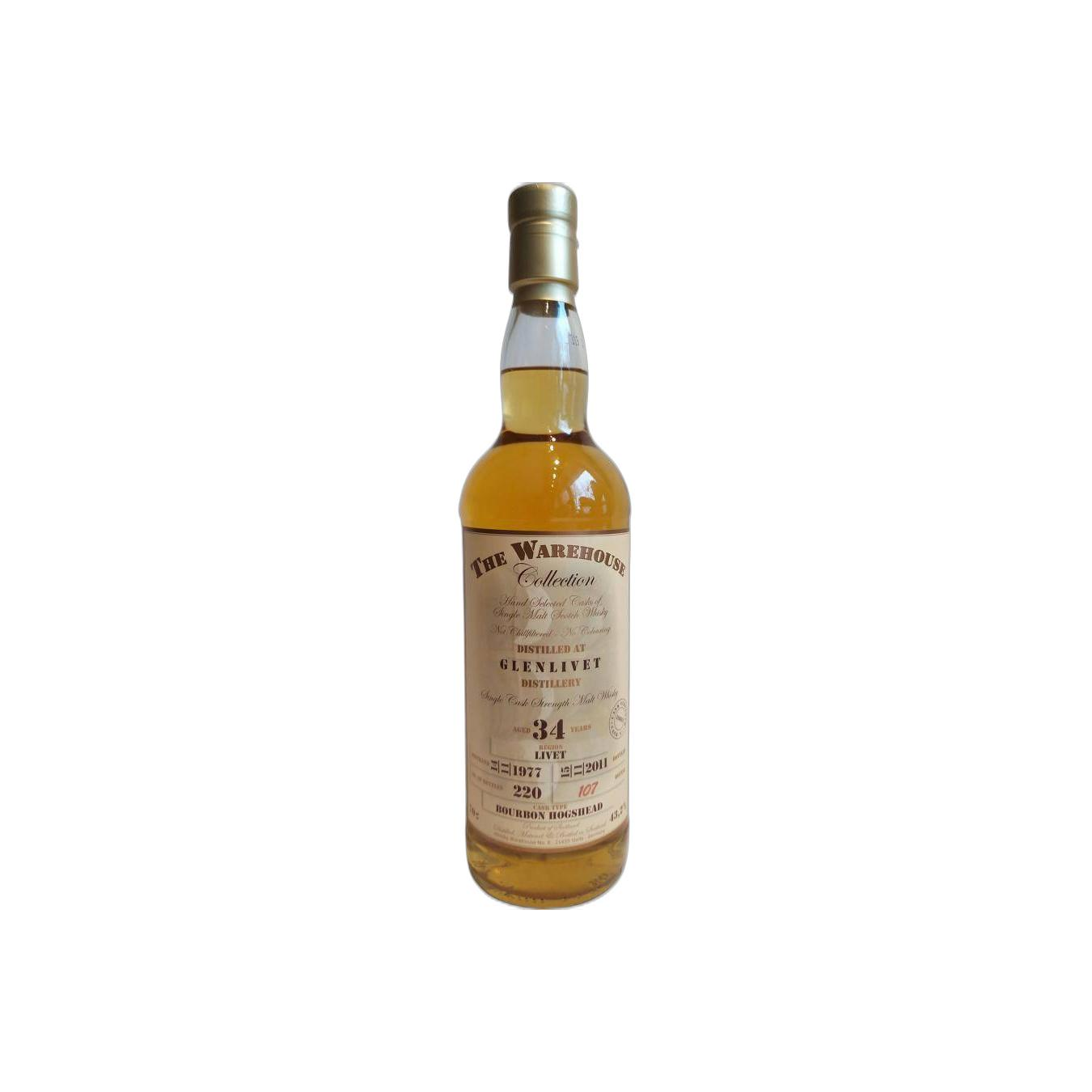 The Glenlivet 1977 34 Years Single Malt Whisky