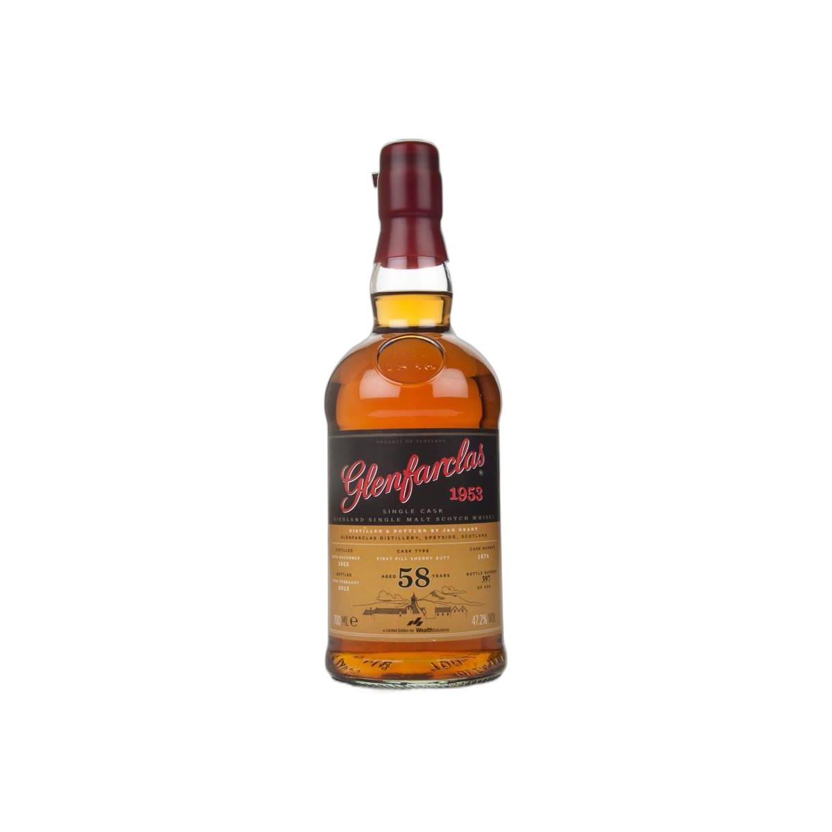 Glenfarclas Single Cask 1953 58 Years Single Malt Whisky