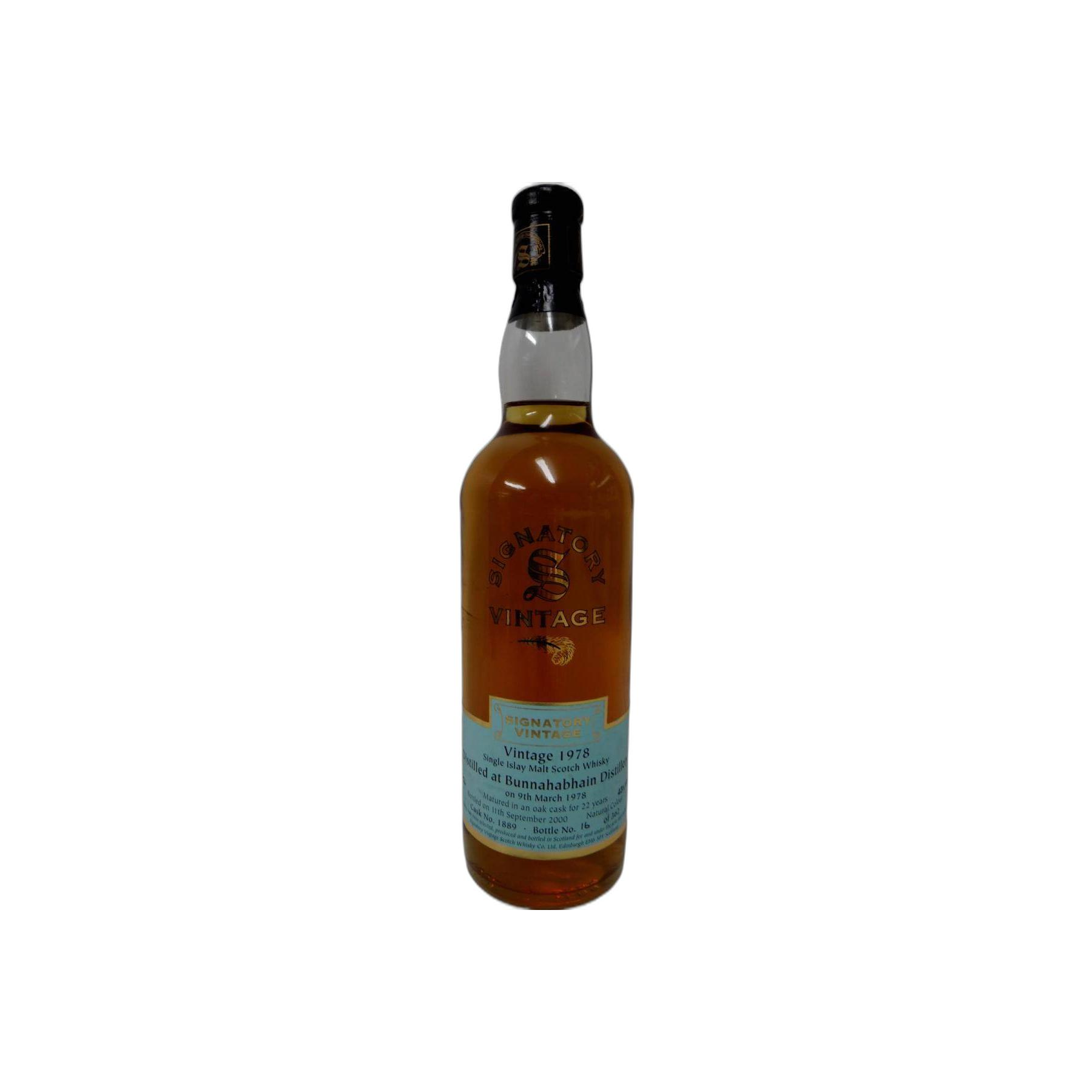 Bunnahabhain Vintage Collection 1978 22 Years Single Malt Whisky