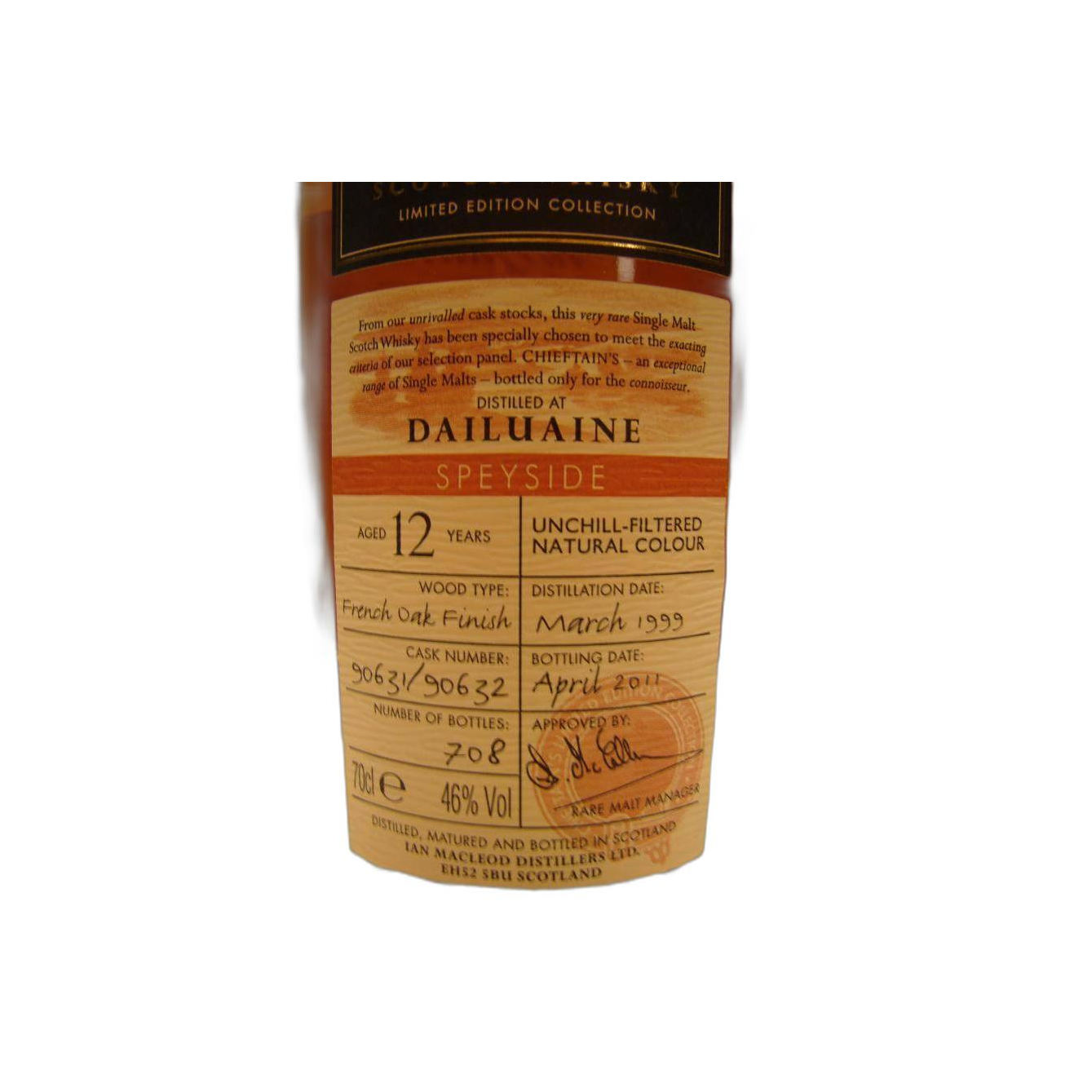Dailuaine 1999 12 Years Single Malt Whisky 2