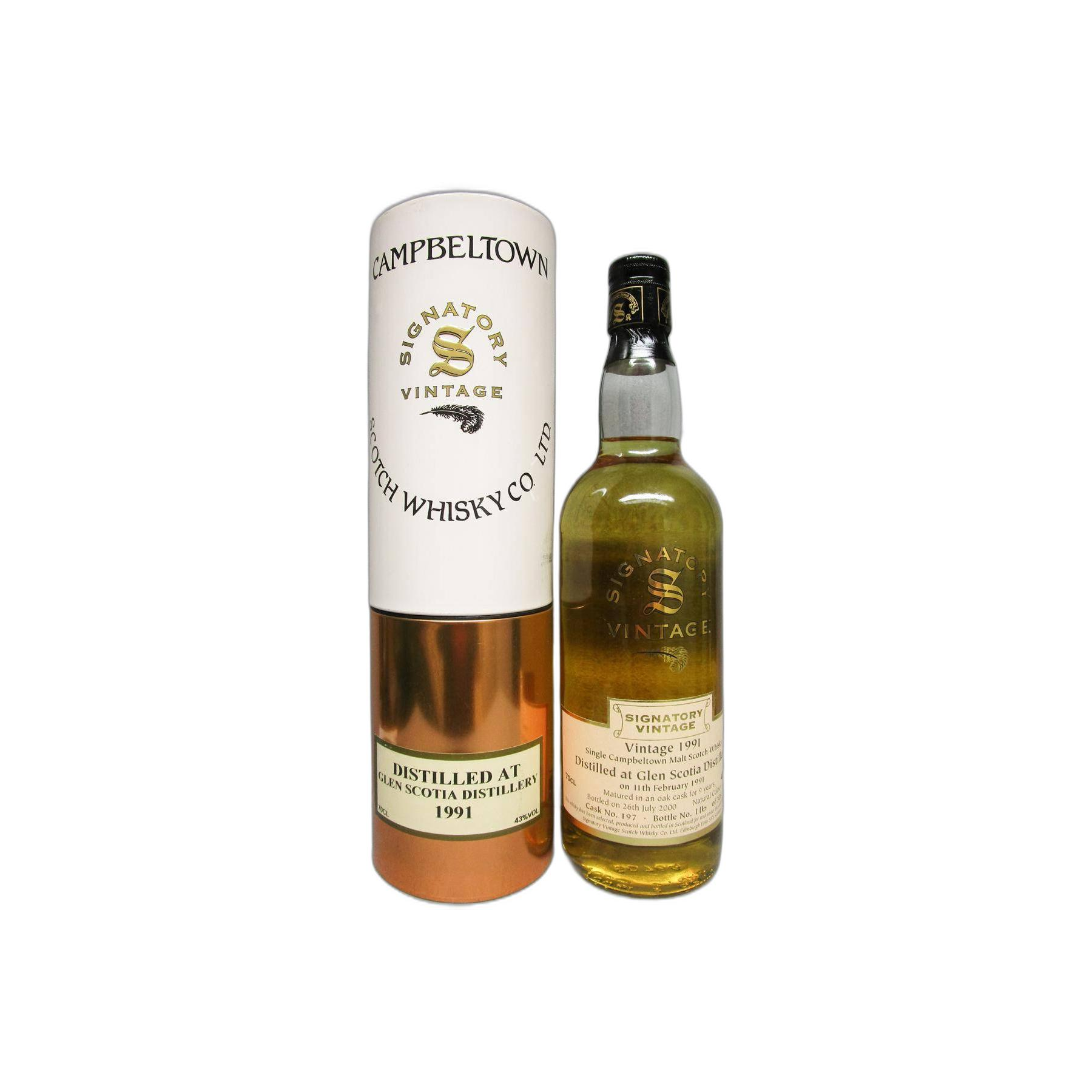 Glen Scotia Vintage Collection 1991 9 Years Single Malt Whisky 2