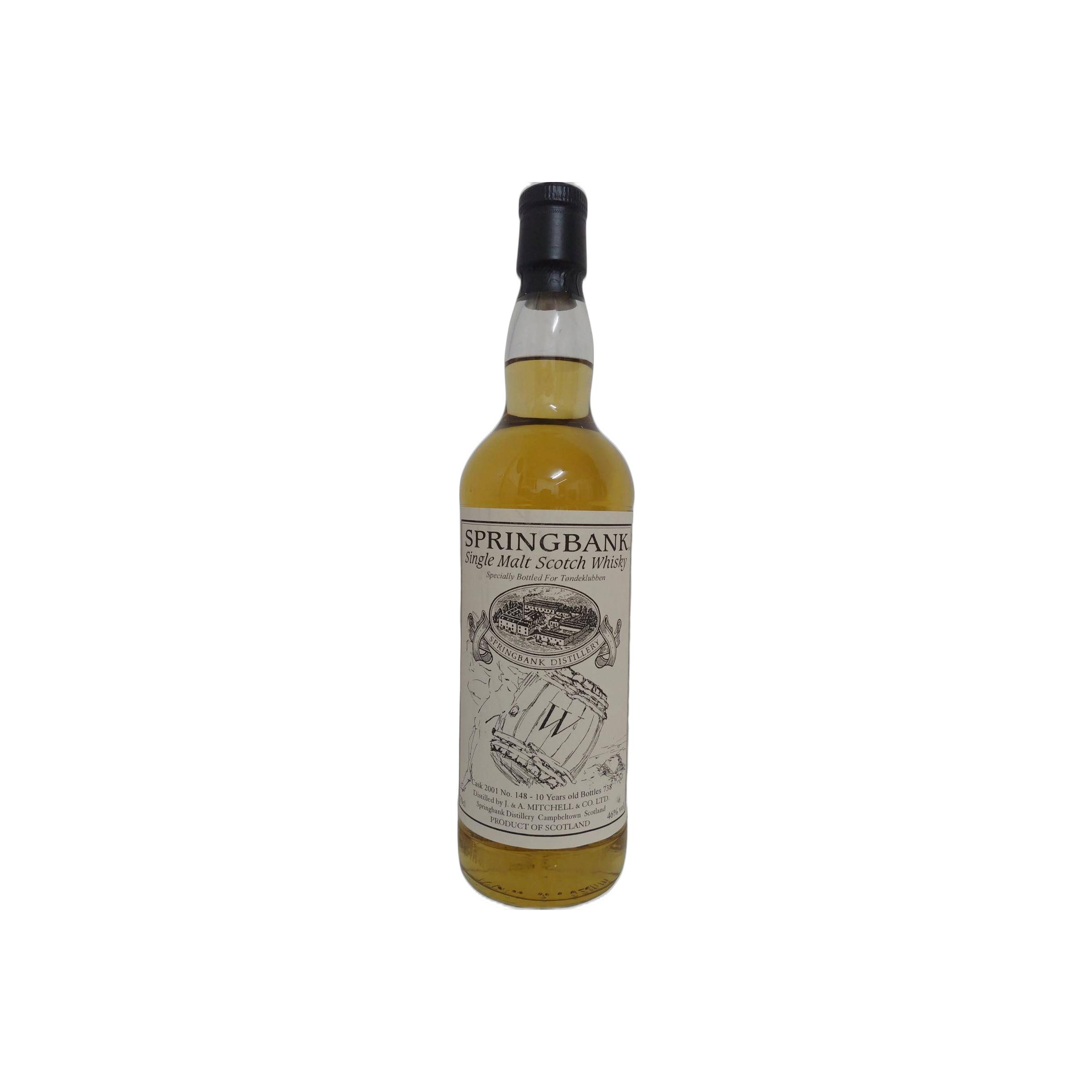 Springbank Private Bottling 2001 10 Years Single Malt Whisky