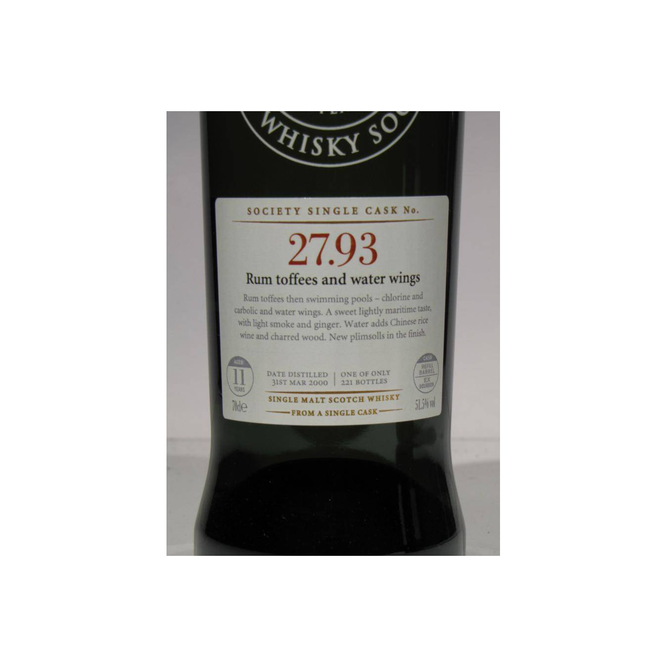 The Scotch Malt Whisky Society 2000 11 Years Single Malt Whisky 2