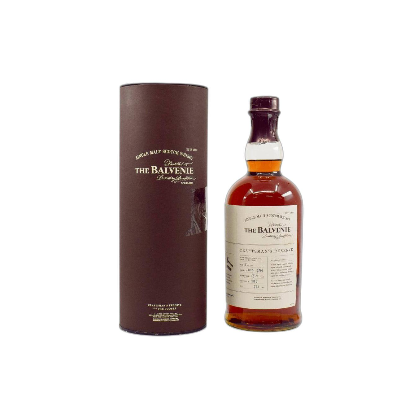 The Balvenie 1996 15 Years Single Malt Whisky 2