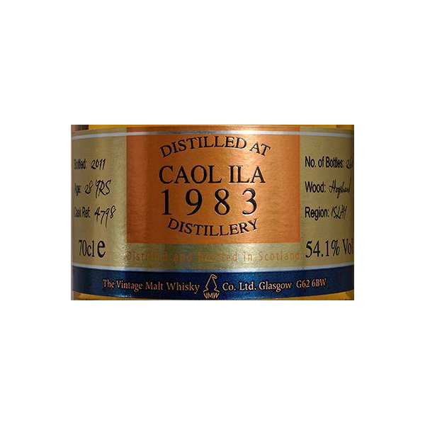 Caol Ila The Cooper's Choice 1983 28 Years Single Malt Whisky 2
