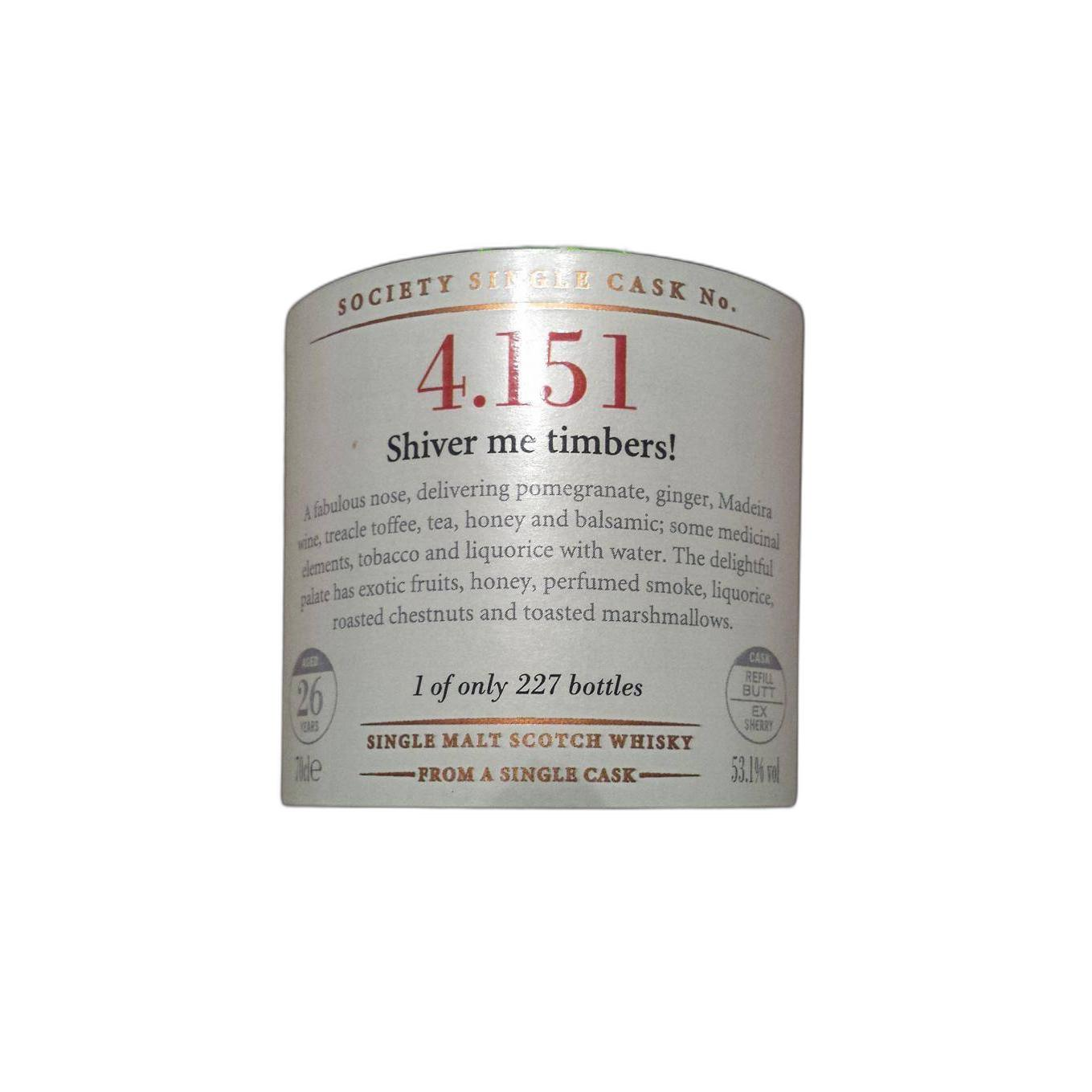 The Scotch Malt Whisky Society 1984 26 Years Single Malt Whisky 2