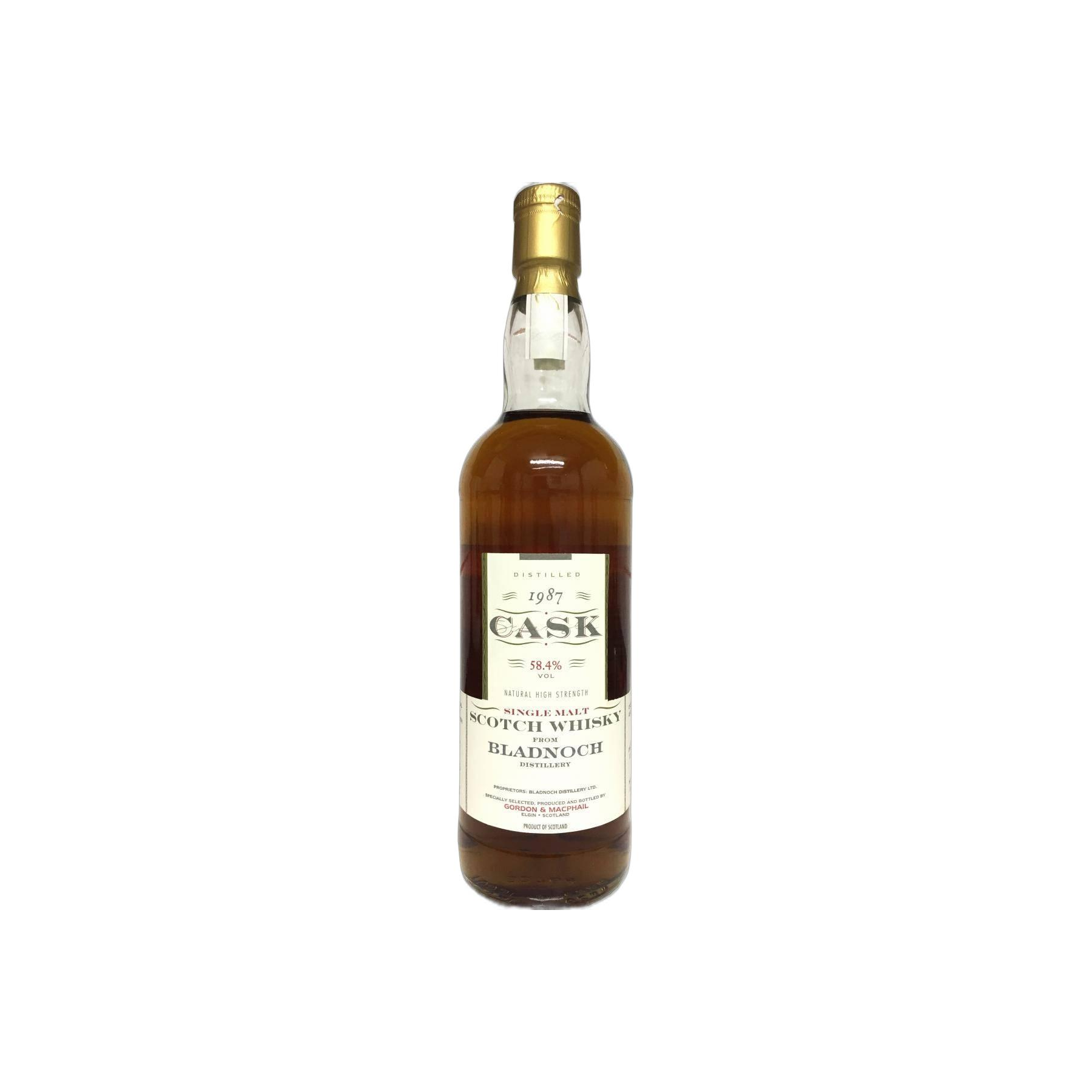 Bladnoch Cask Strength Collection 1987 10 Years Single Malt Whisky
