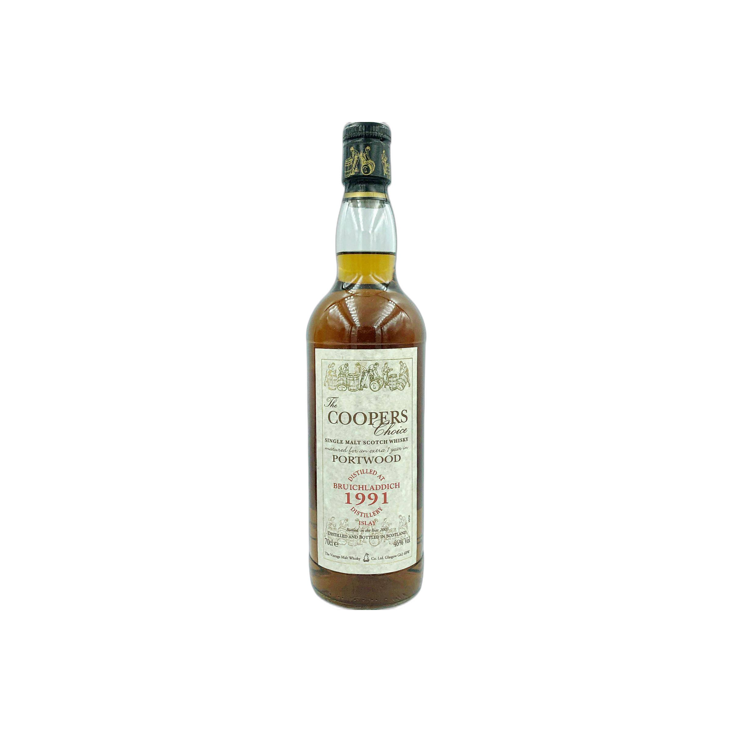 Bruichladdich The Cooper's Choice 1991 12 Years Single Malt Whisky