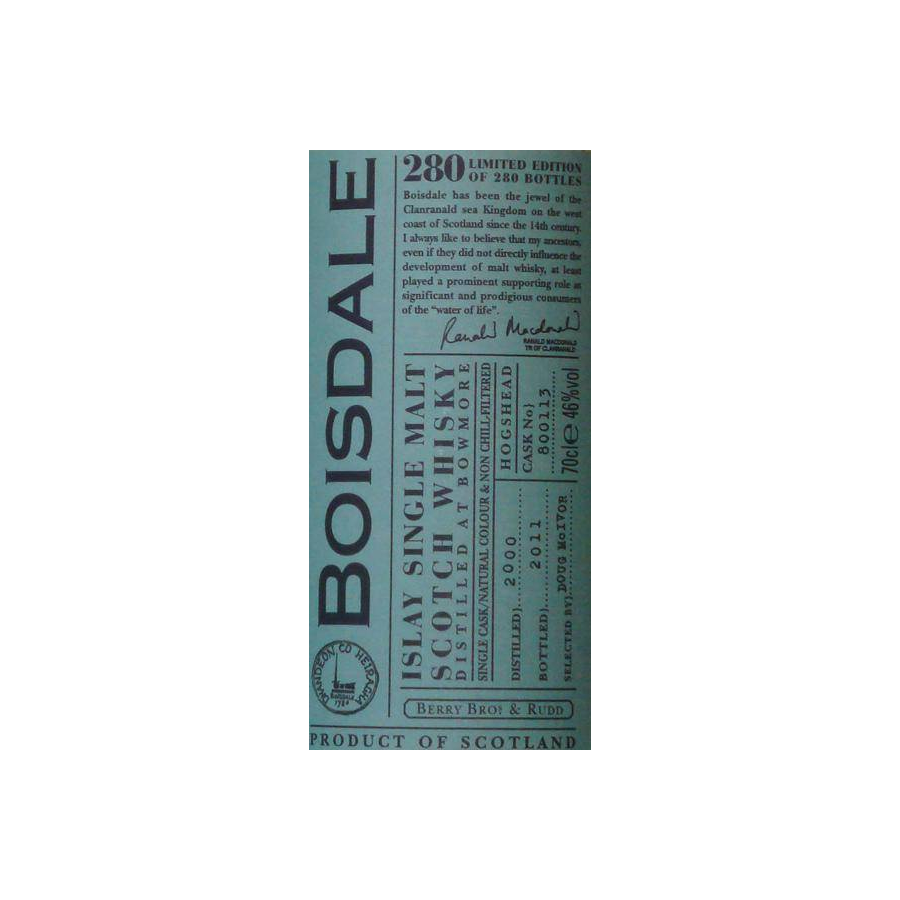 Bowmore 2000 11 Years Single Malt Whisky 2