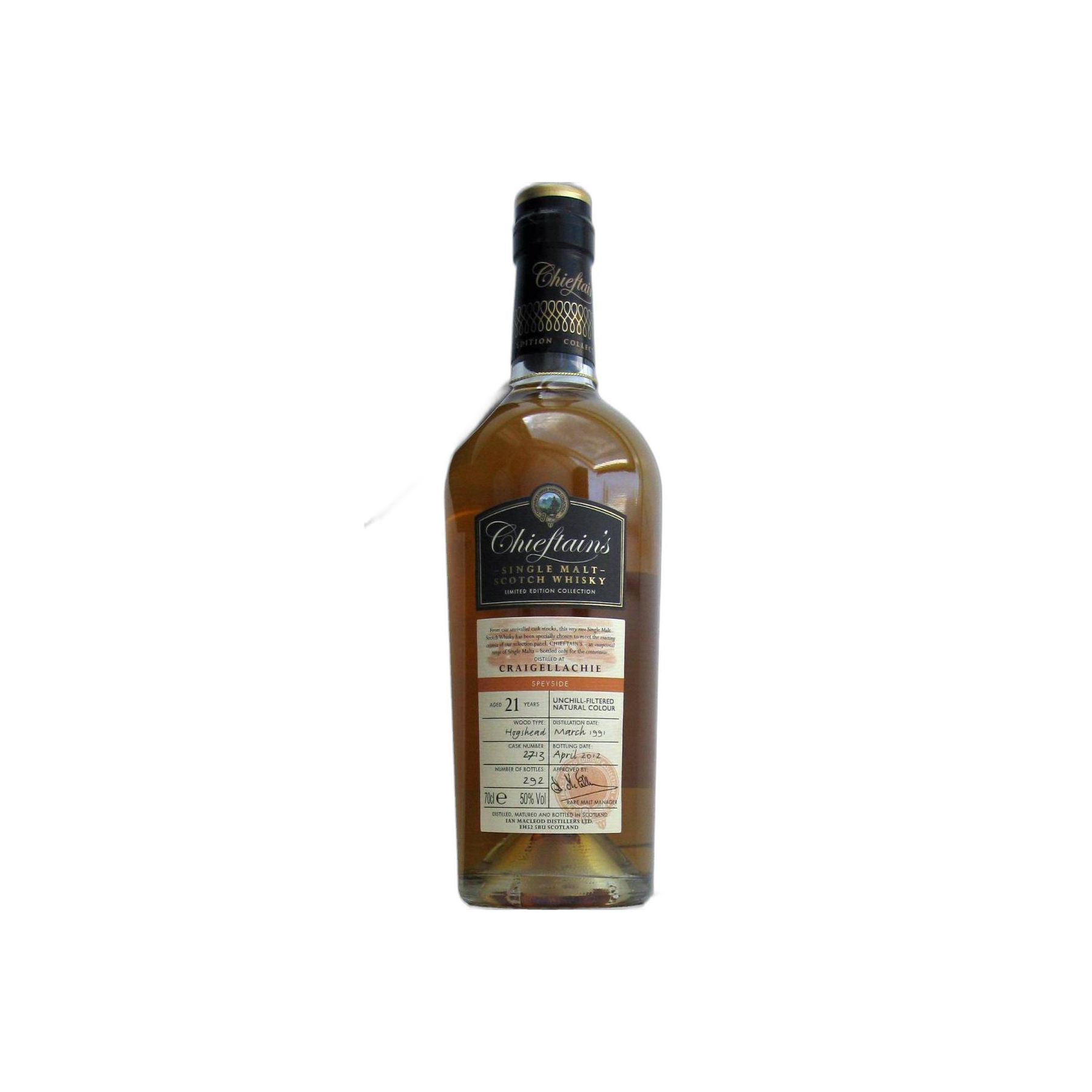 Craigellachie 1991 21 Years Single Malt Whisky