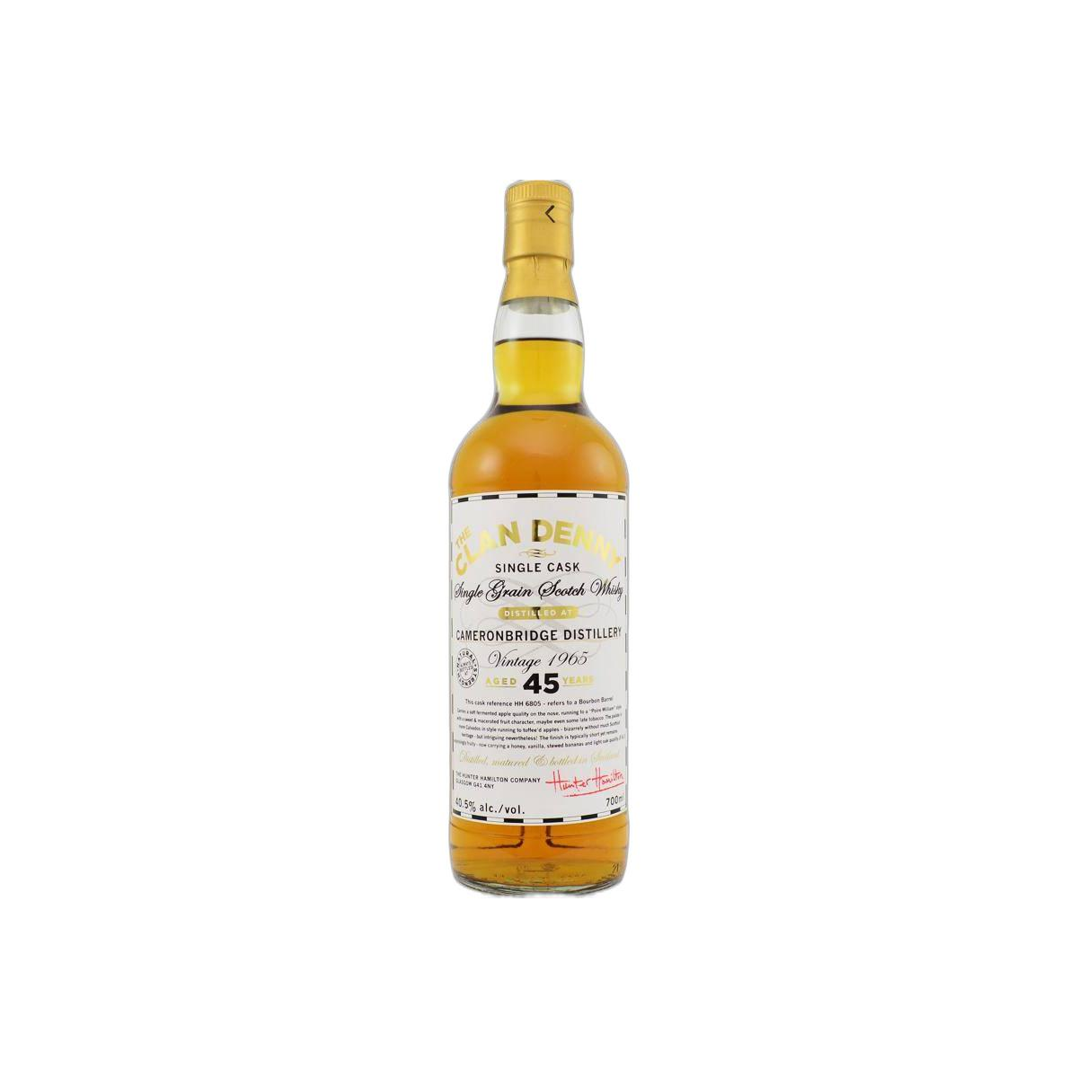 Cameronbridge 1965 45 Years Single Grain Whisky