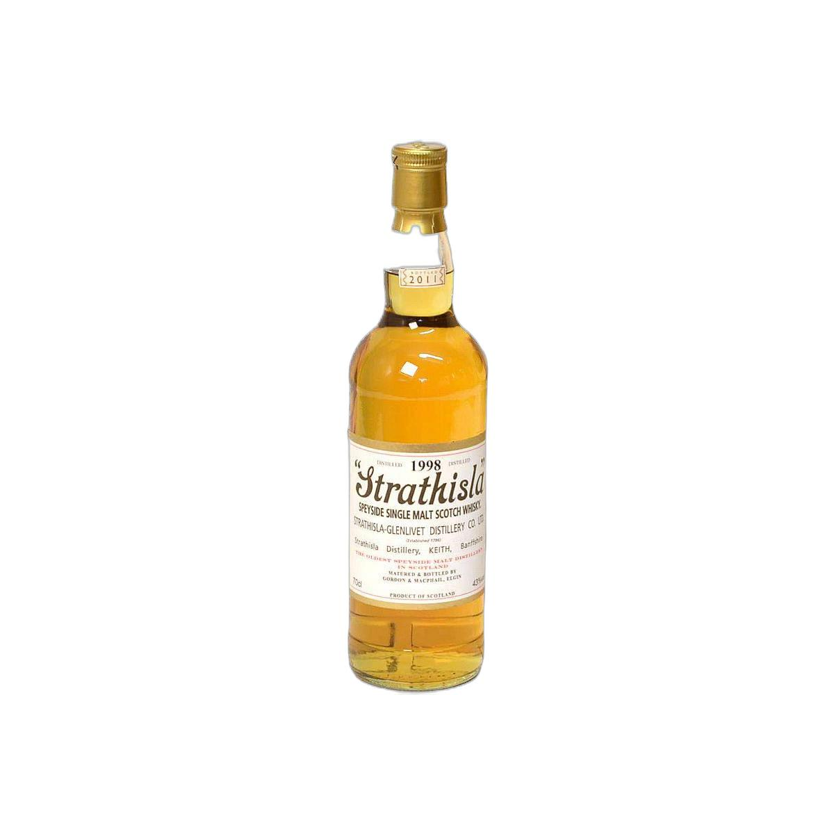 Strathisla Licensed Bottling 1998 13 Years Single Malt Whisky