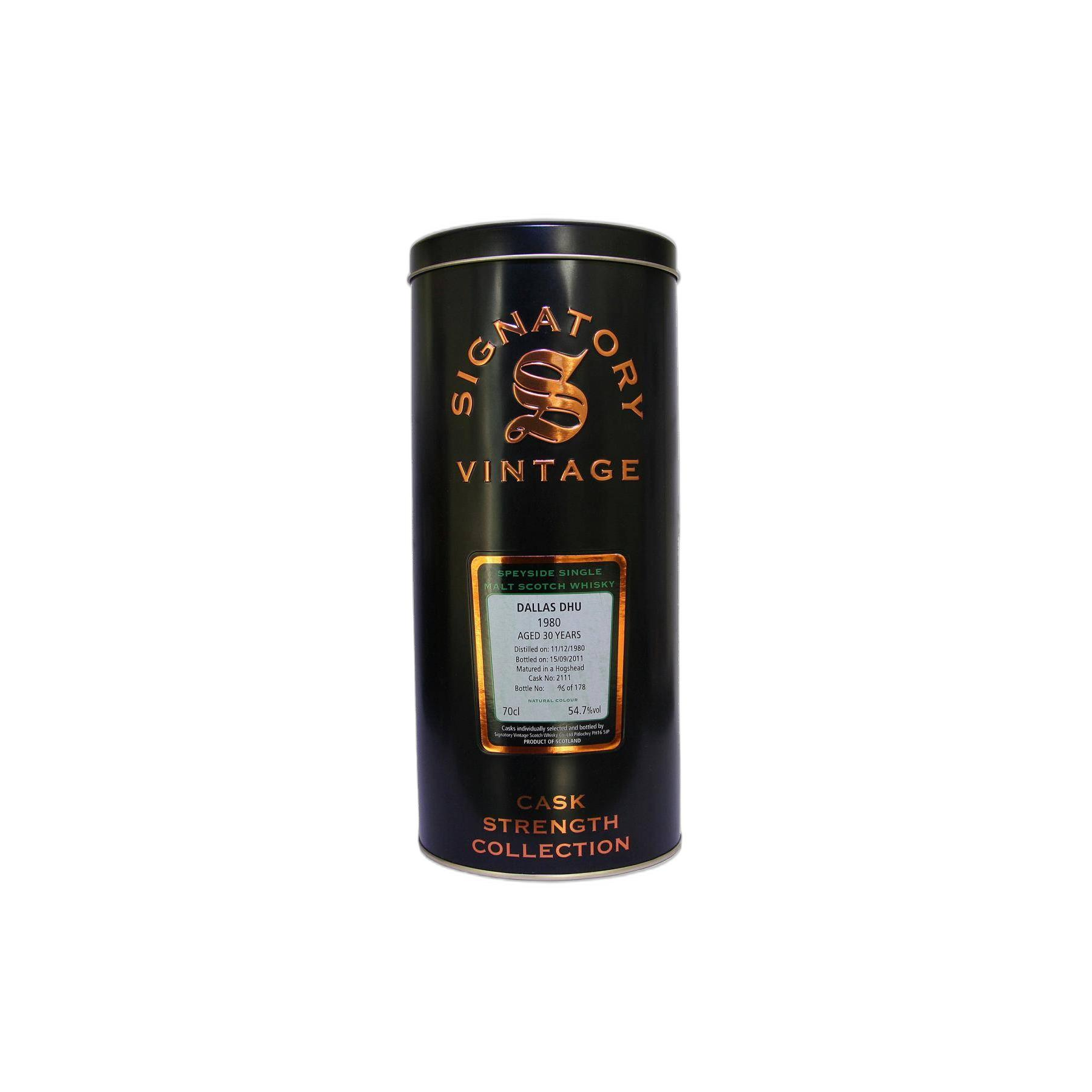 Dallas Dhu Cask Strength Collection 1980 30 Years Single Malt Whisky 3