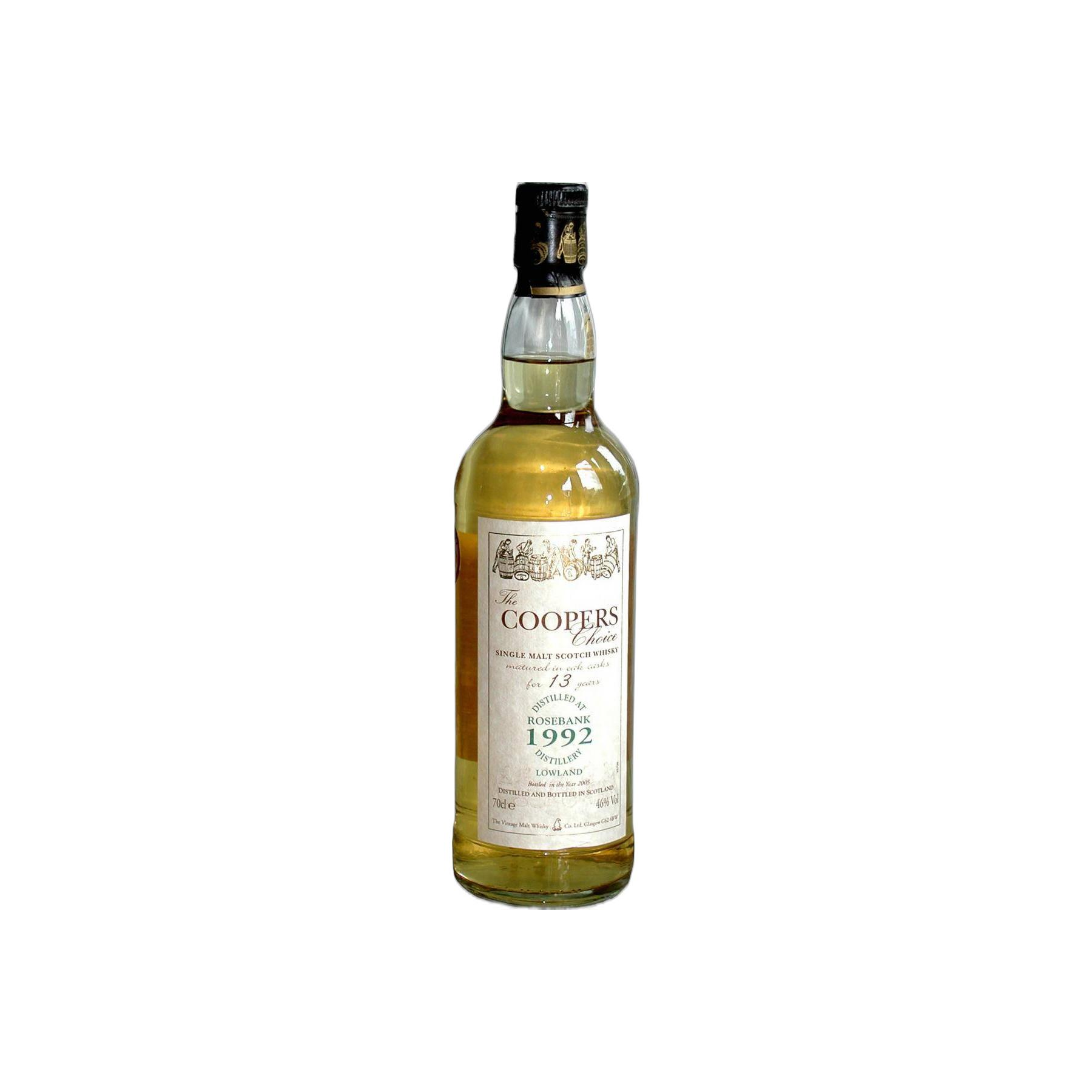 Rosebank The Cooper's Choice 1992 13 Years Single Malt Whisky