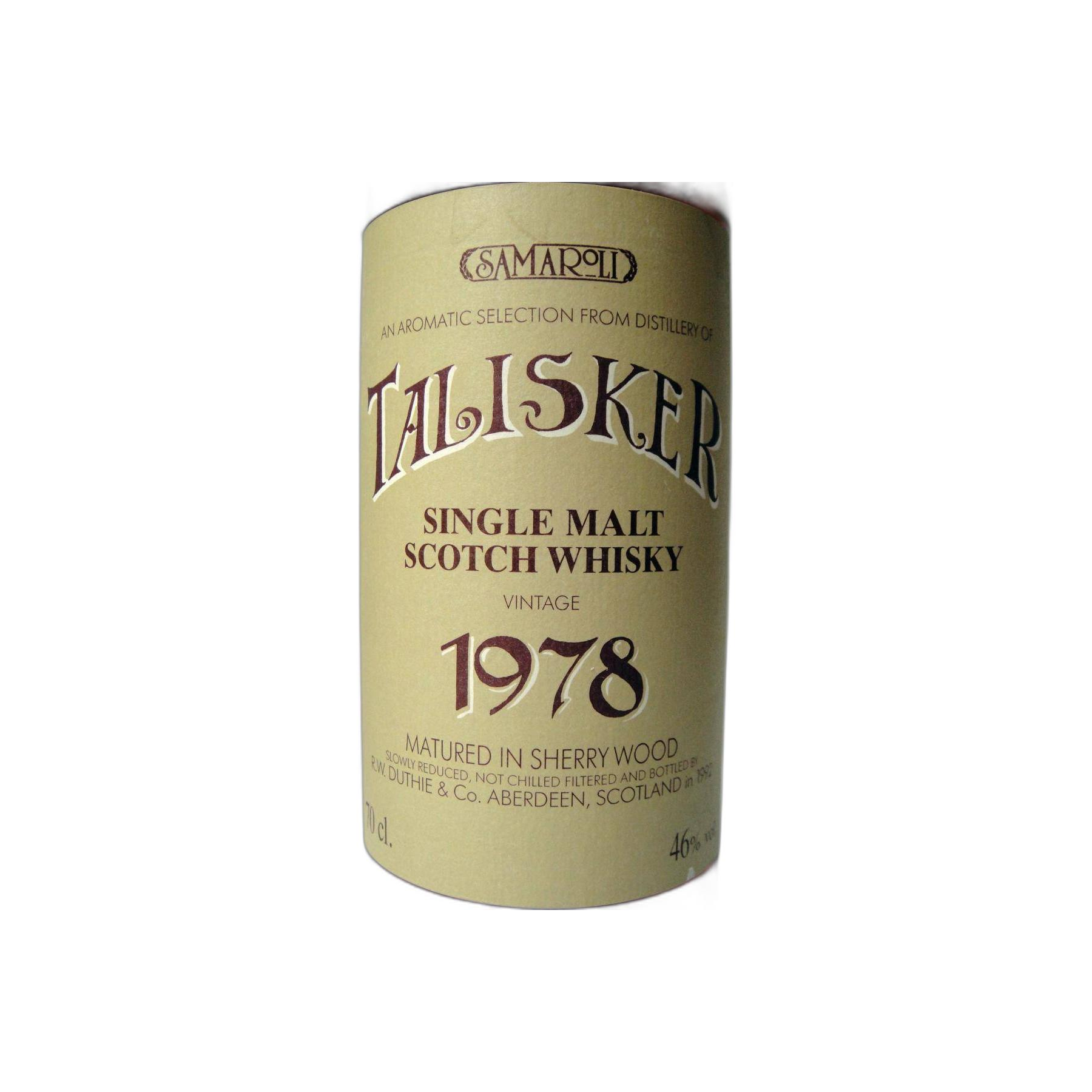 Talisker 1978 14 Years Single Malt Whisky 3