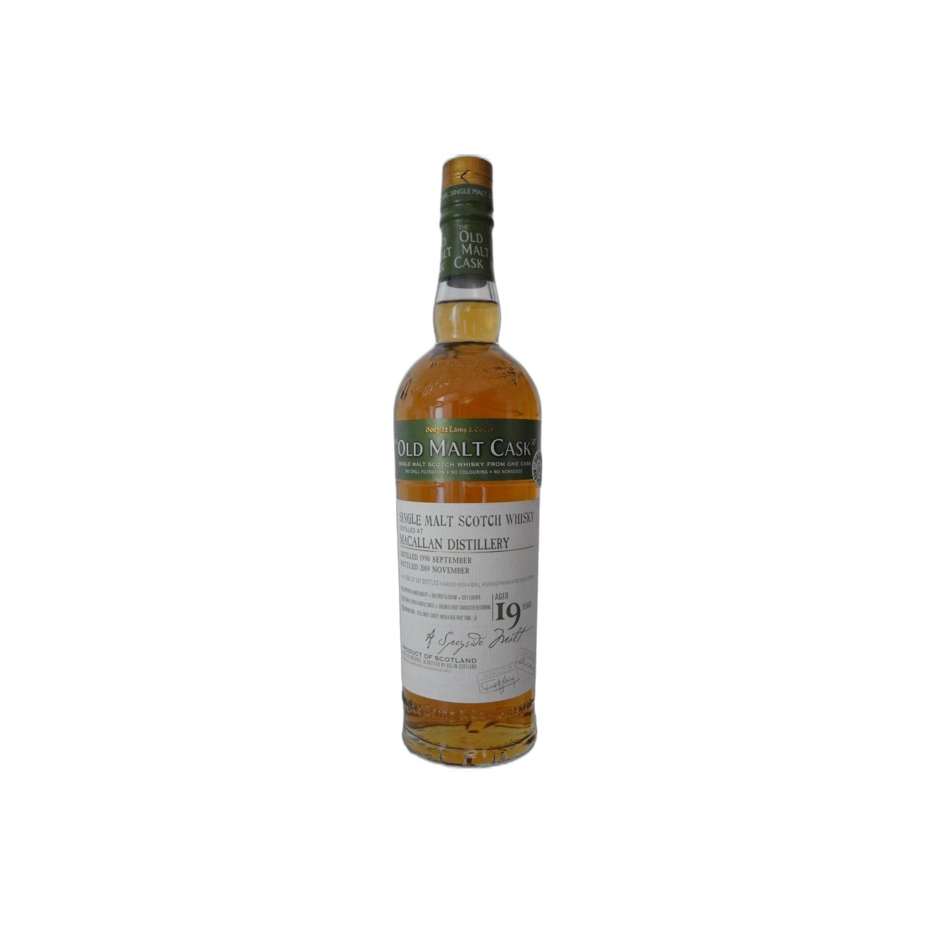 The Macallan Old Malt Cask 1990 19 Years Single Malt Whisky