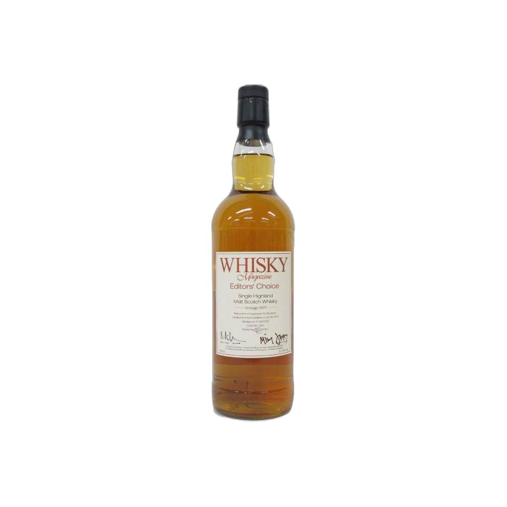 The Scotch Malt Whisky Society 1977 26 Years Single Malt Whisky