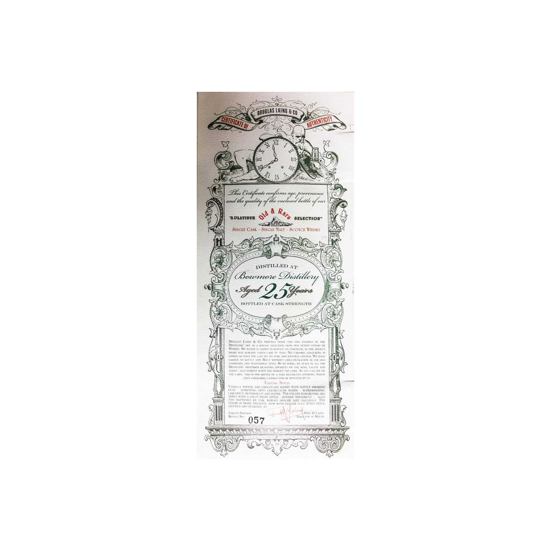 Bowmore 1987 25 Years Single Malt Whisky 3