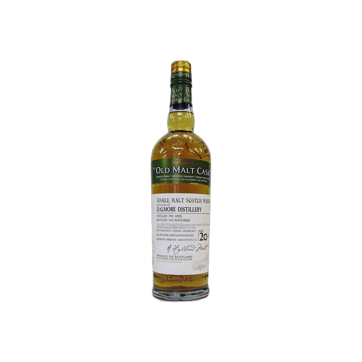 The Dalmore Old Malt Cask 1990 20 Years Single Malt Whisky