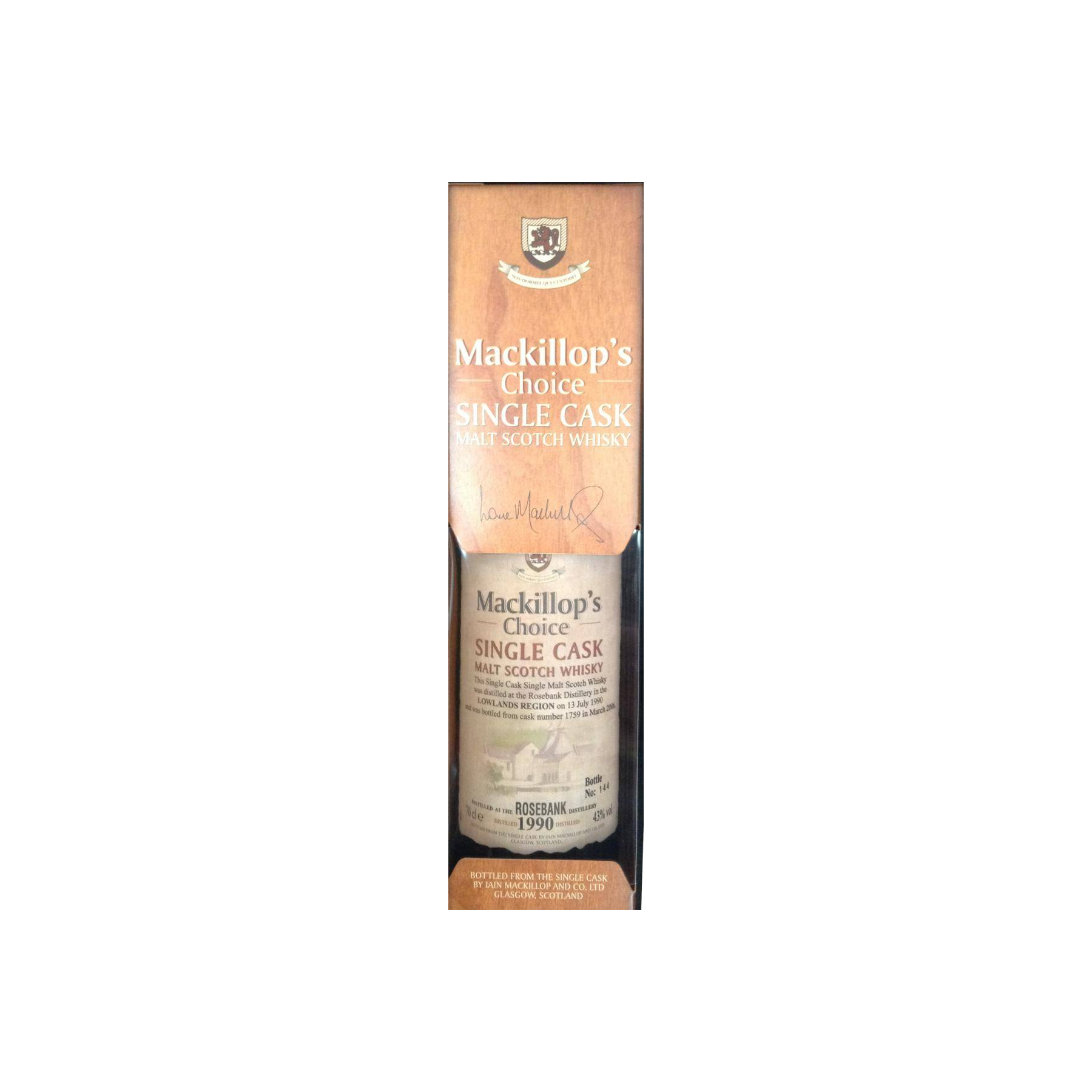Rosebank Single Cask 1990 15 Years Single Malt Whisky 2