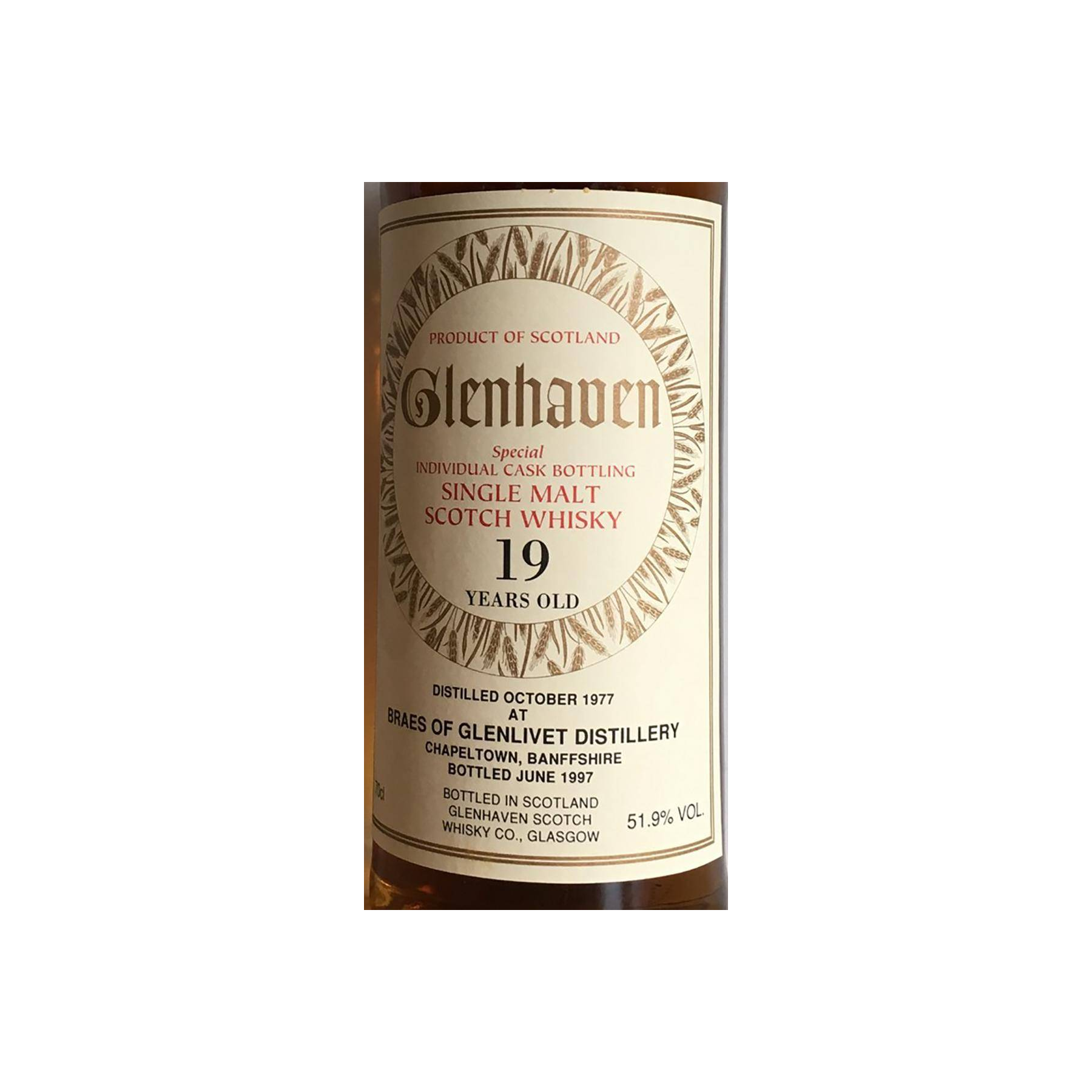 Braes of Glenlivet 1977 Gh