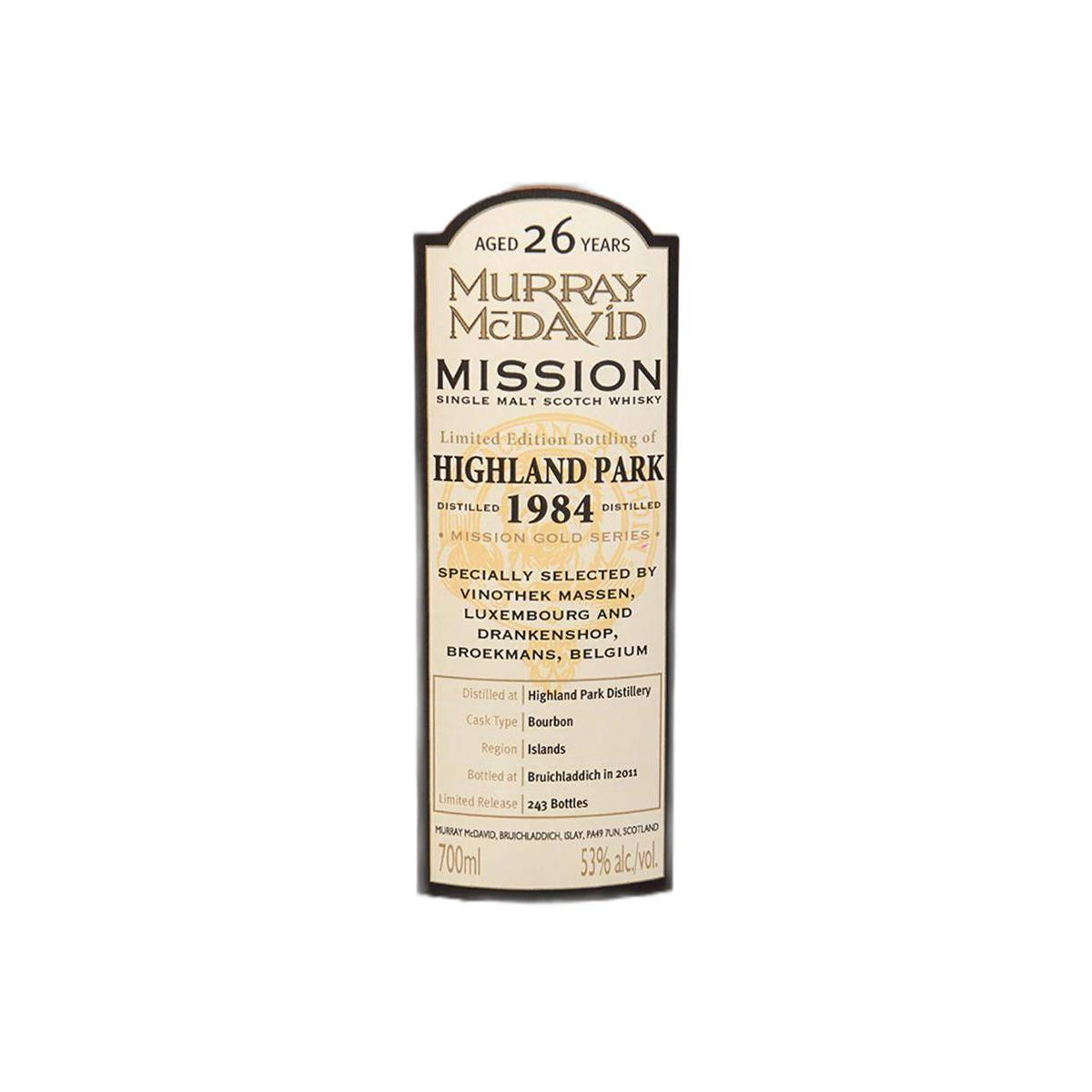 Highland Park 1984 26 Years Single Malt Whisky 2