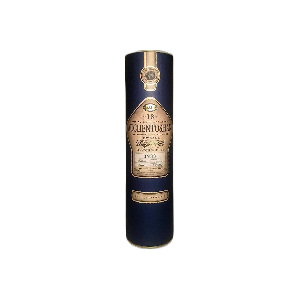 Auchentoshan Individual Cask Bottling 1988 18 Years Single Malt Whisky 2