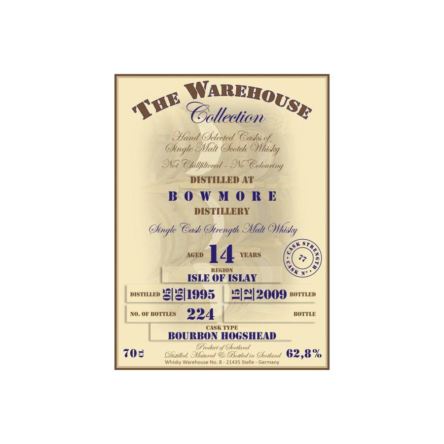 Bowmore 1995 14 Years Single Malt Whisky