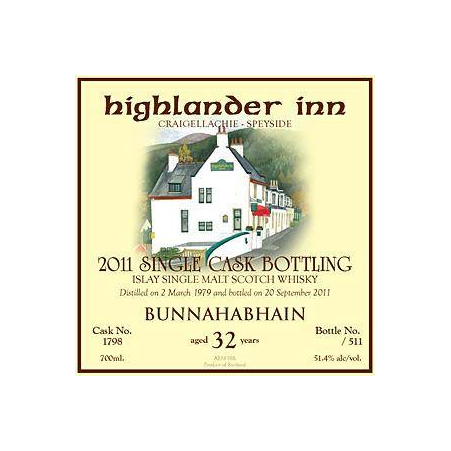 Bunnahabhain 1979 32 Years Single Malt Whisky 2