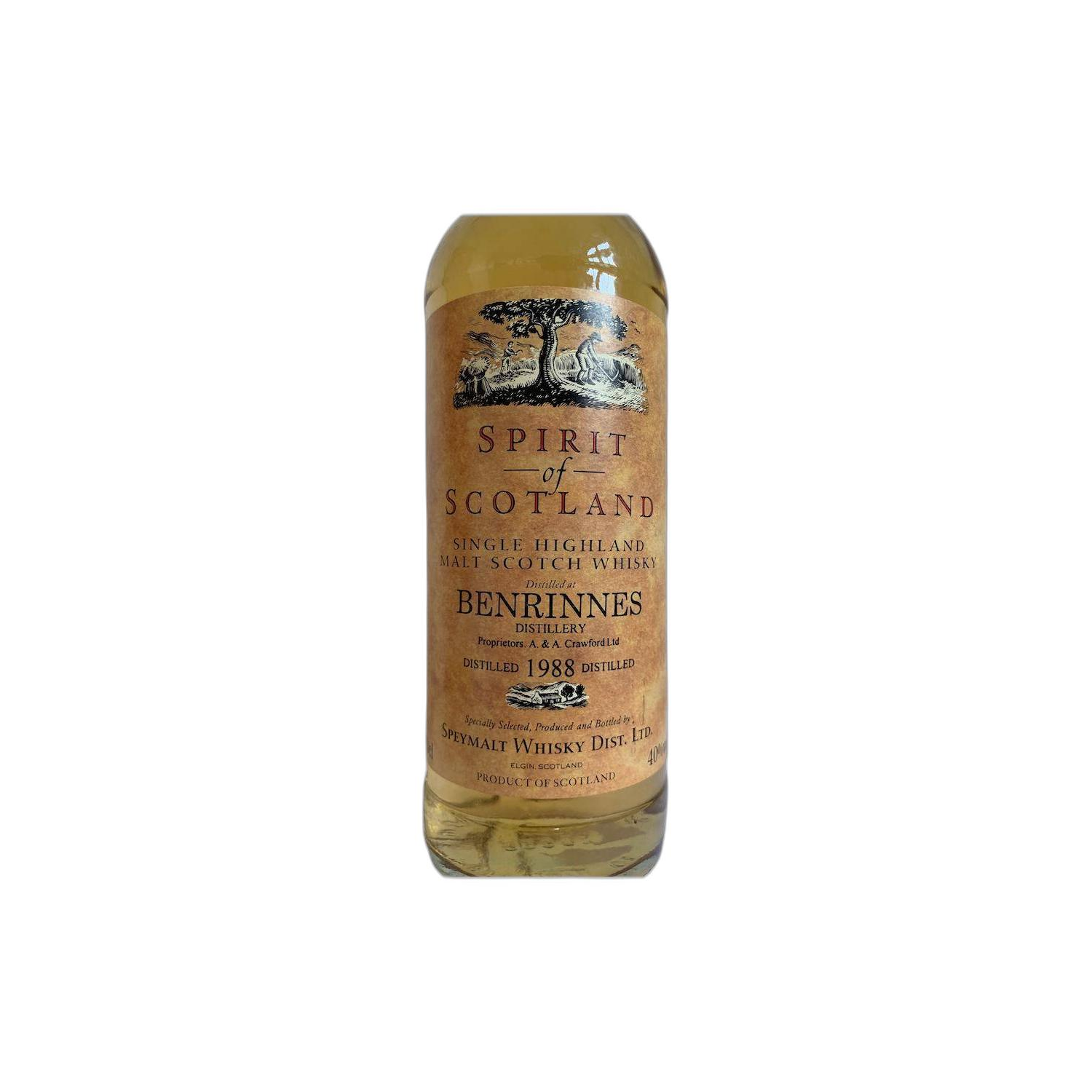 Benrinnes 1988 9 Years Single Malt Whisky 2