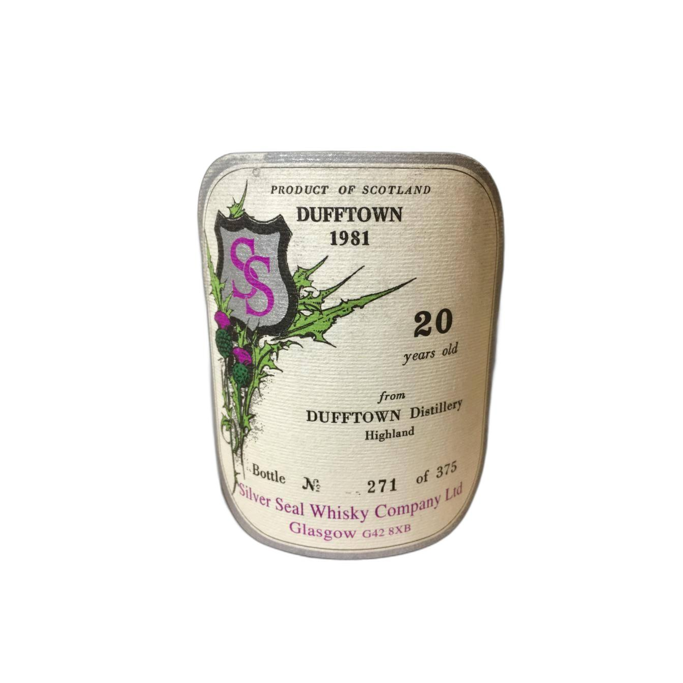 Dufftown 1981 20 Years Single Malt Whisky 2