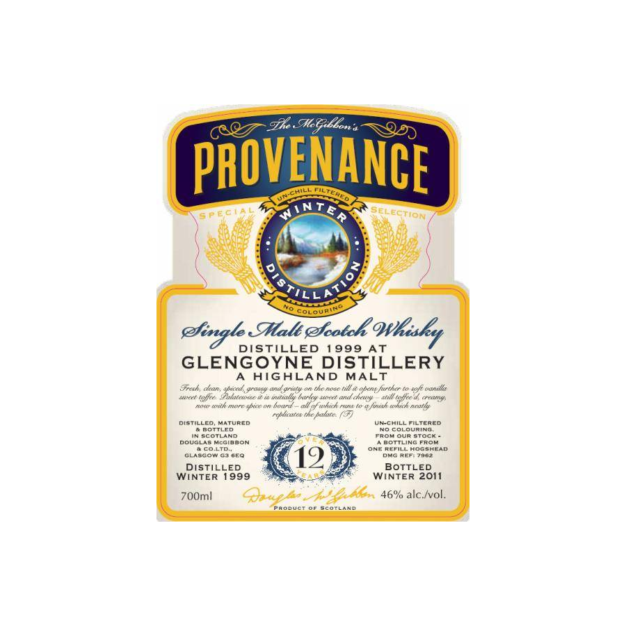 Glengoyne McGibbon's Provenance 1999 12 Years Single Malt Whisky