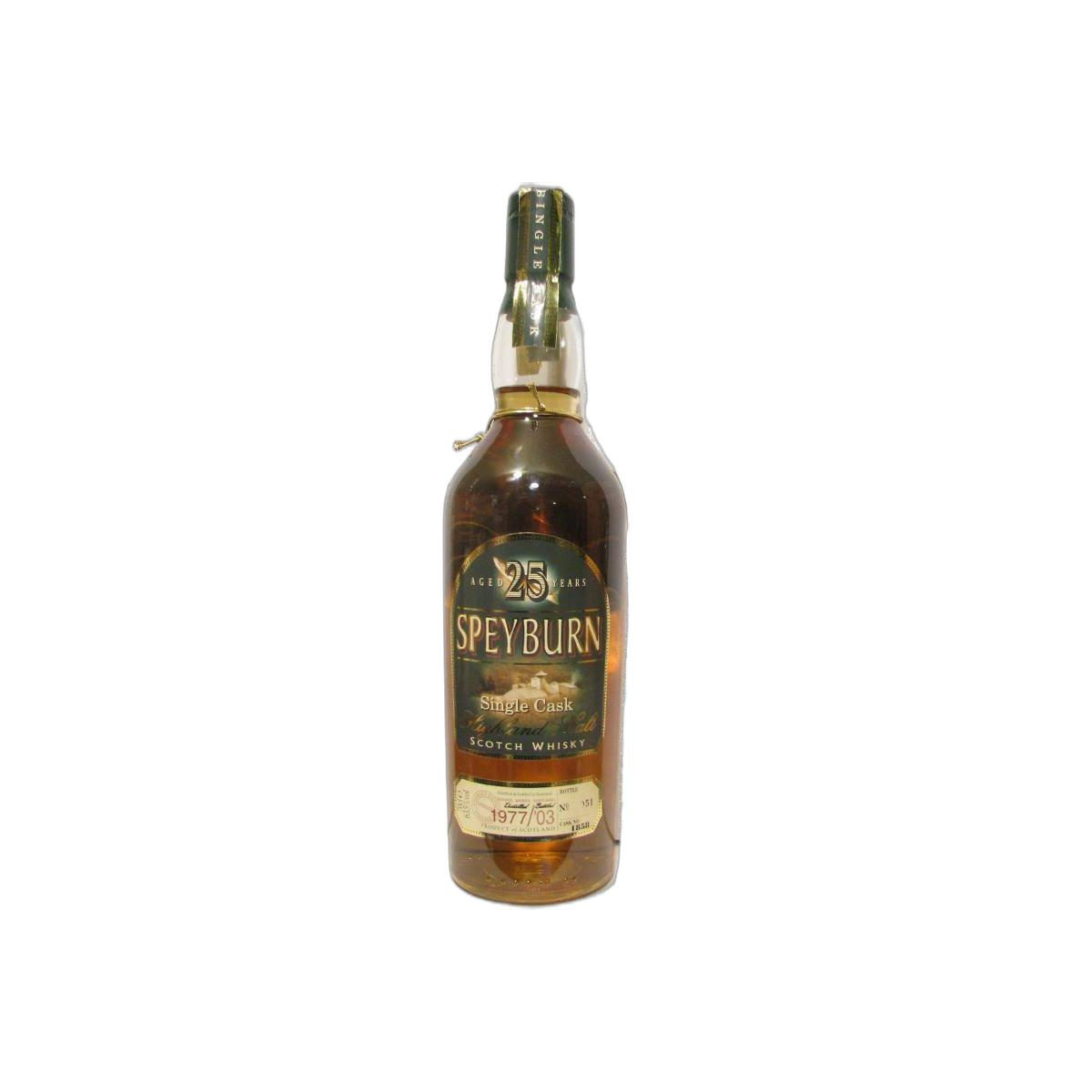 Spey Single Cask 1977 25 Years Single Malt Whisky