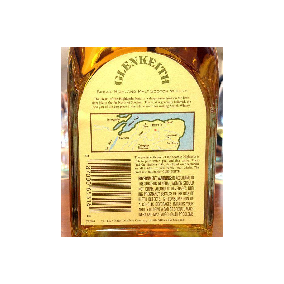 Glen Keith 10 Years Single Malt Whisky 2