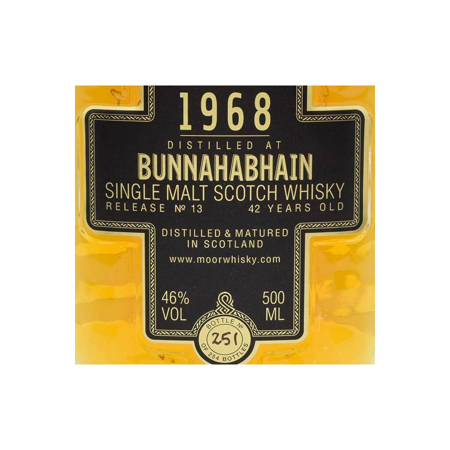 Bunnahabhain 1968 42 Years Single Malt Whisky 3