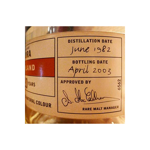 Brora 1982 20 Years Single Malt Whisky 3