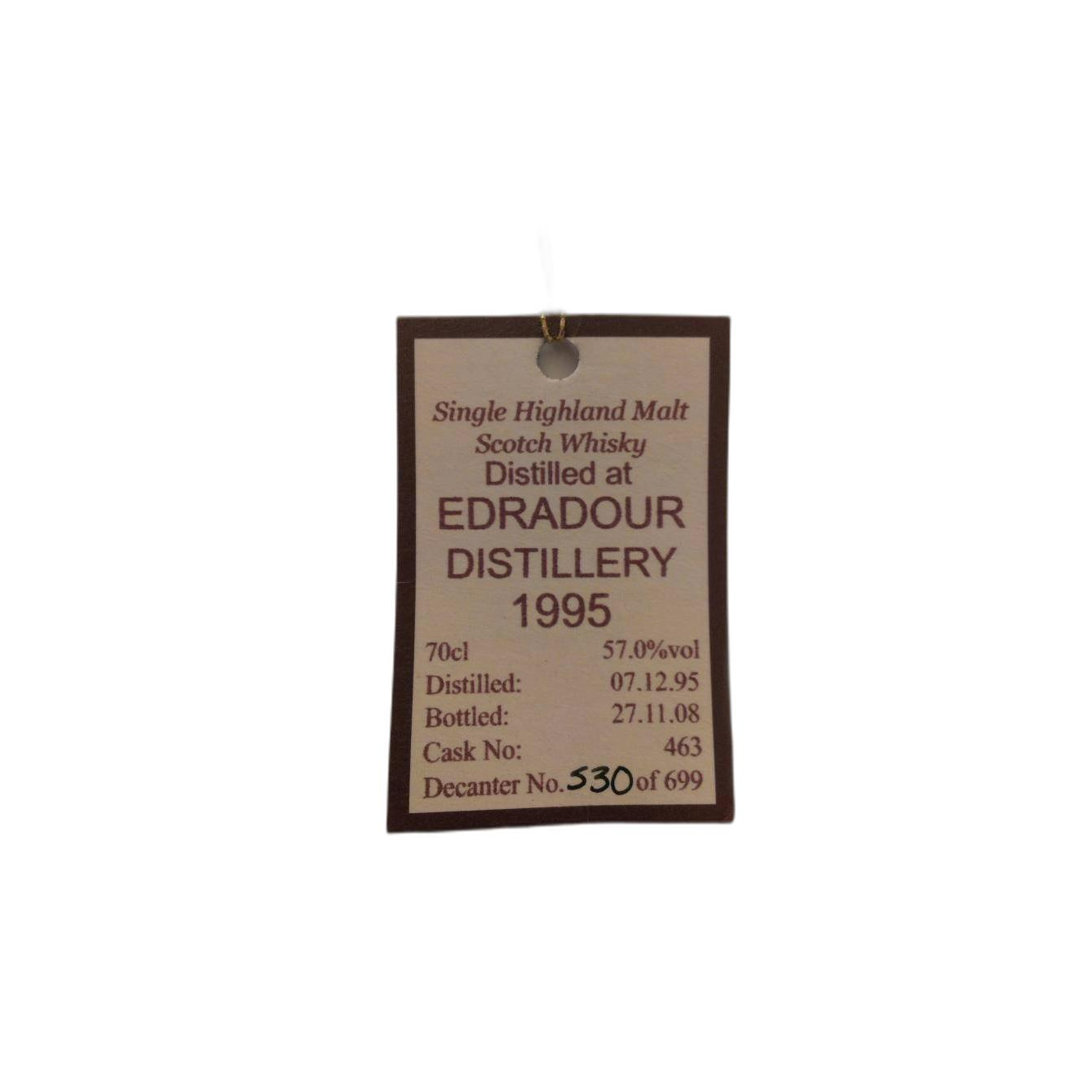 Edradour 1995 12 Years Single Malt Whisky 2