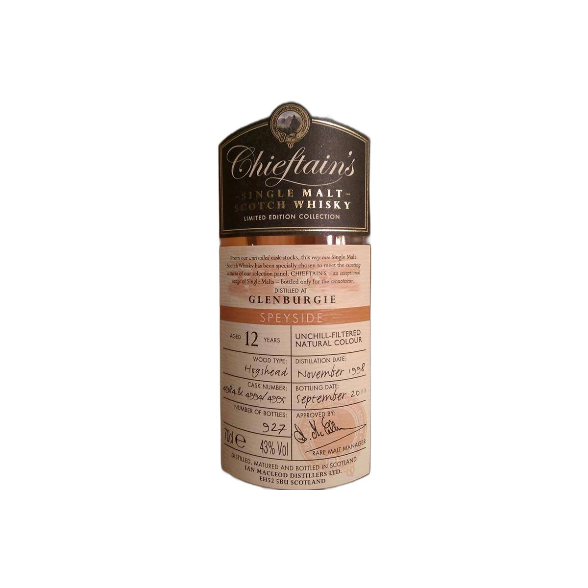 Glenburgie 1998 12 Years Single Malt Whisky 2