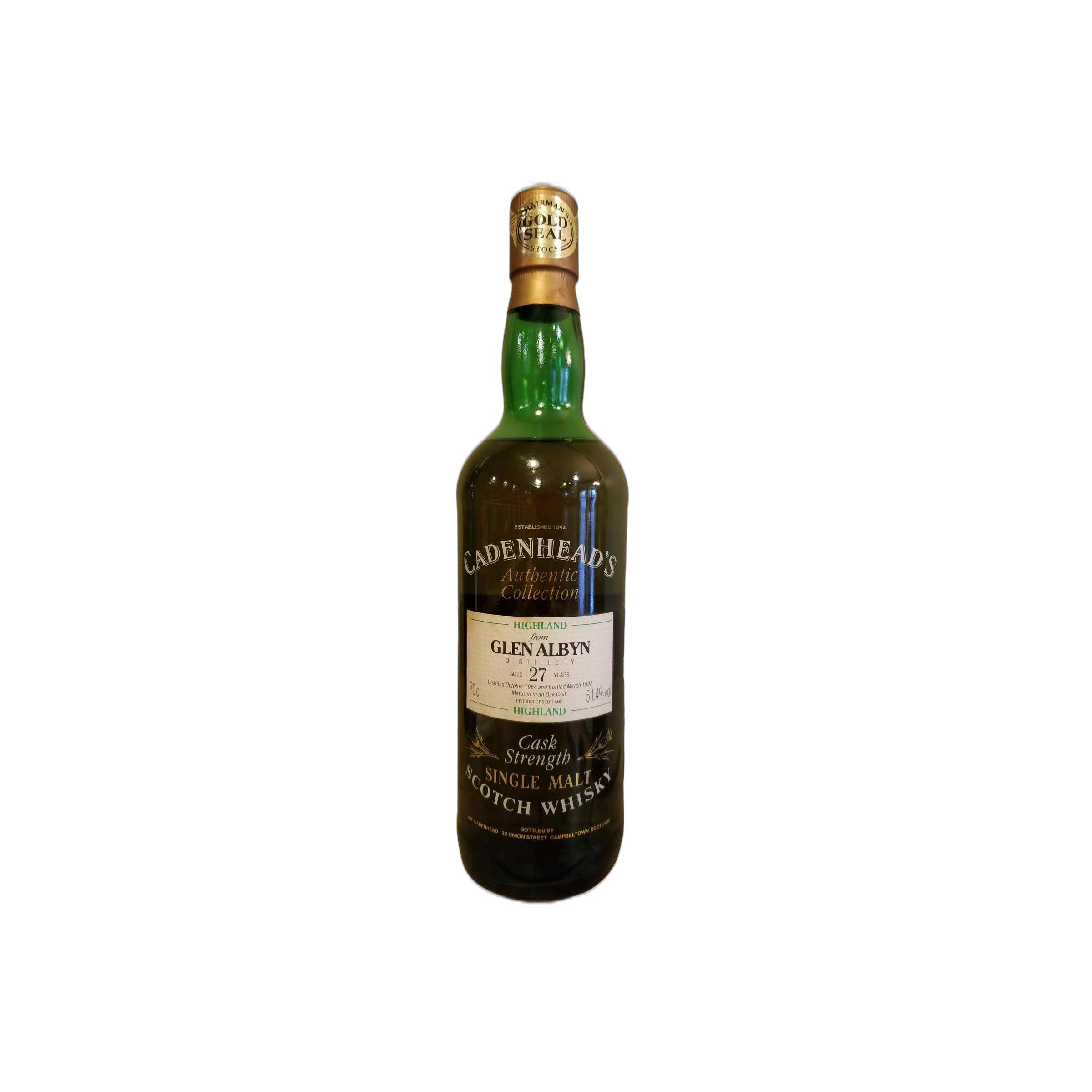 The Scotch Malt Whisky Society 1964 27 Years Single Malt Whisky