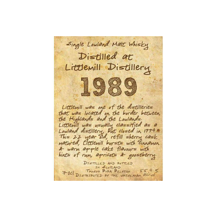 Littlemill 1989 22 Years Single Malt Whisky 2