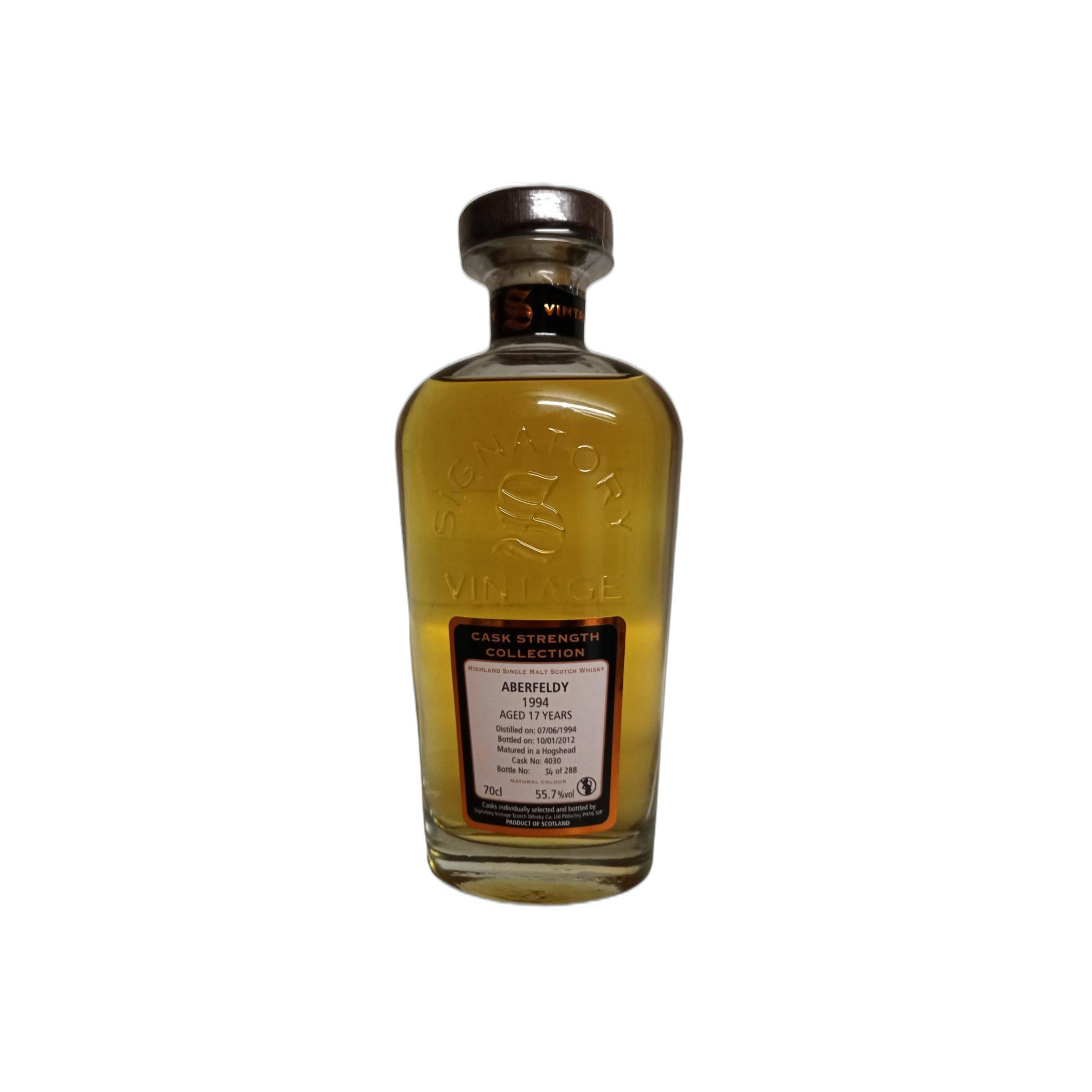 Aberfeldy Cask Strength Collection 1994 17 Years Single Malt Whisky