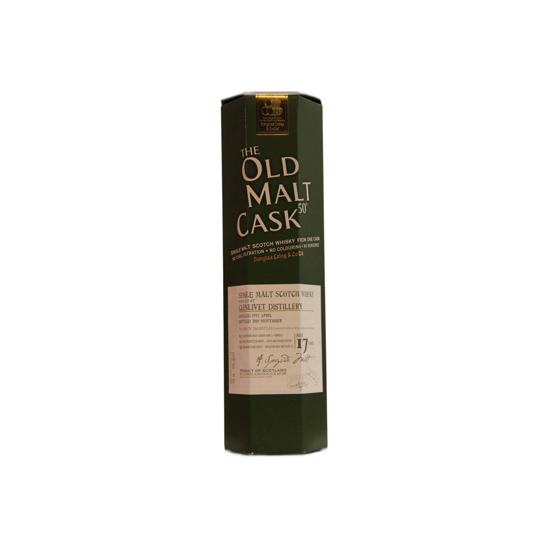 The Glenlivet Old Malt Cask 1992 17 Years Single Malt Whisky 2