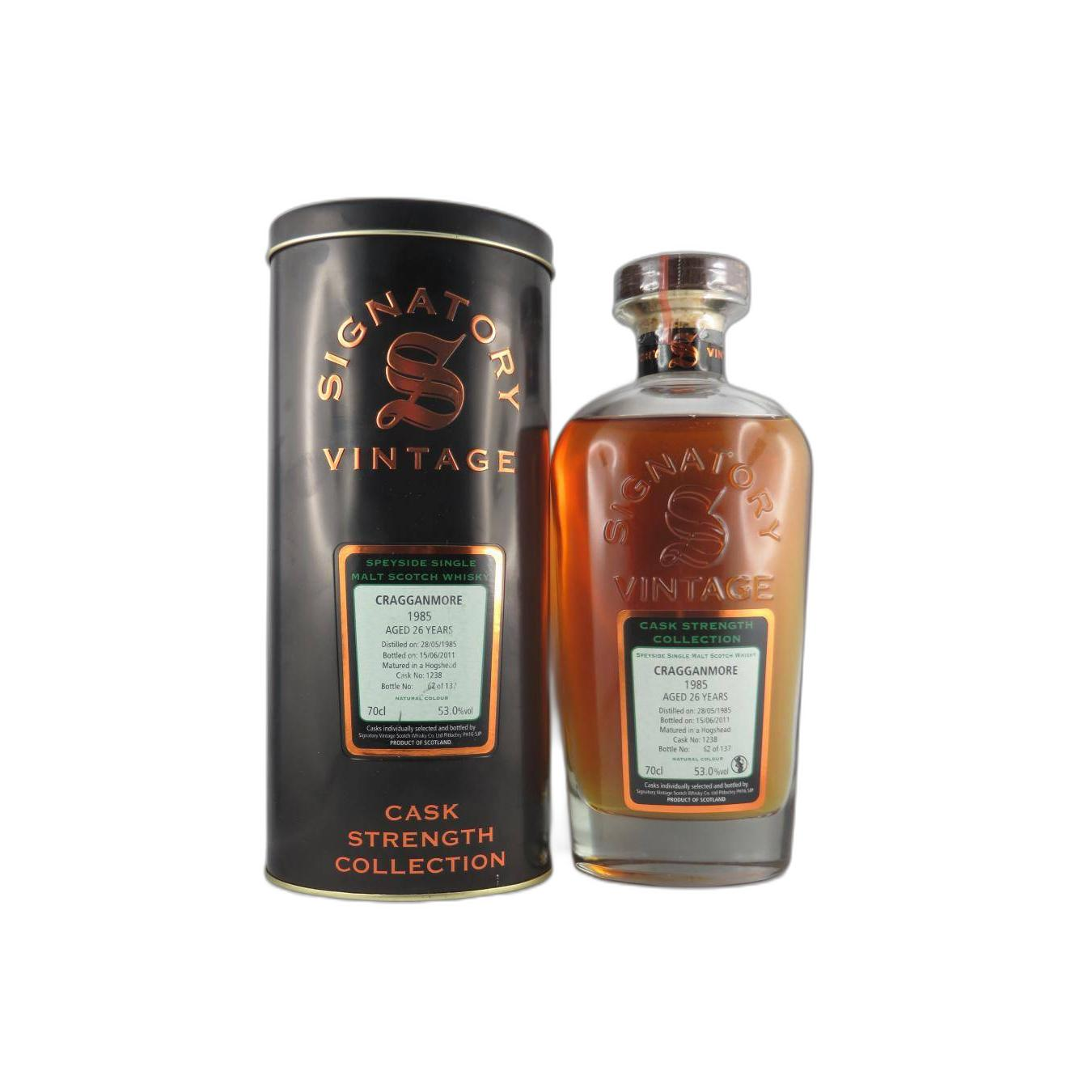Cragganmore Cask Strength Collection 1985 26 Years Single Malt Whisky 2