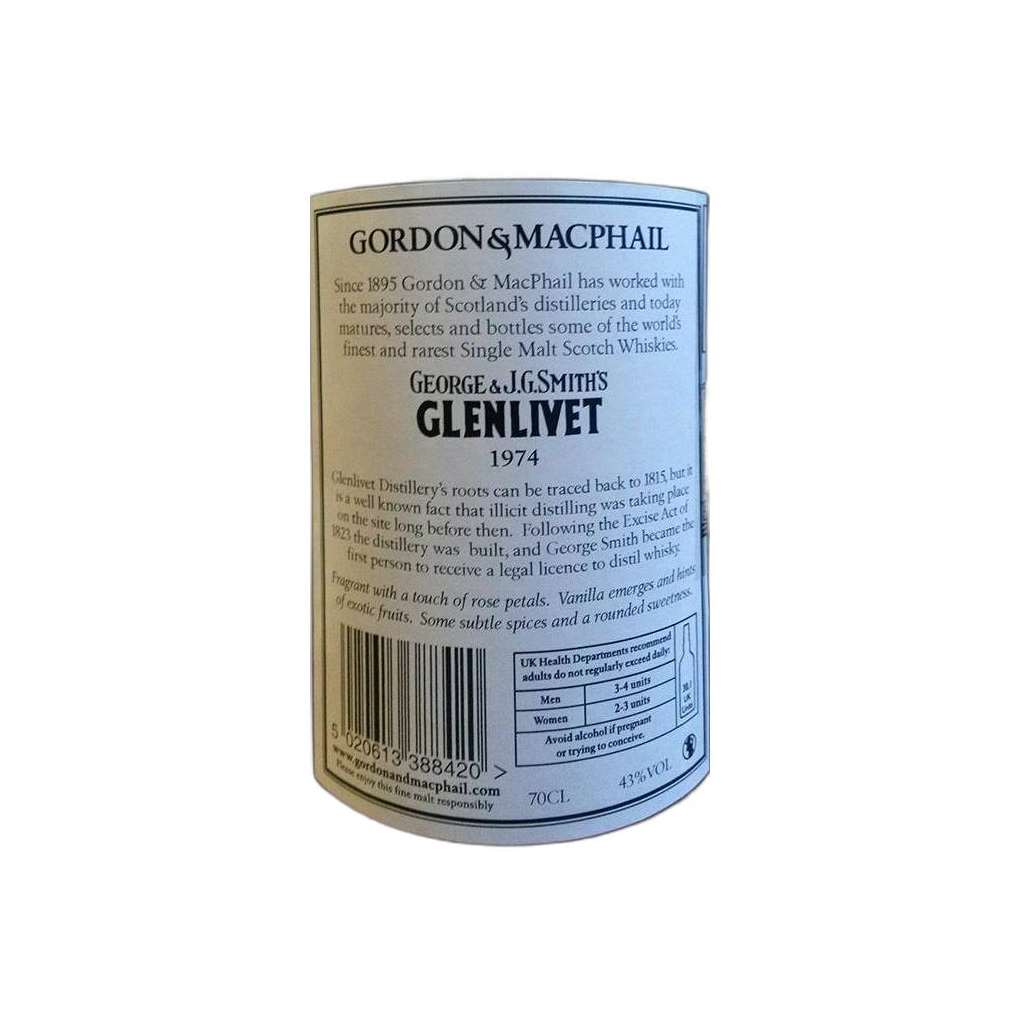 The Glenlivet 1974 37 Years Single Malt Whisky 2